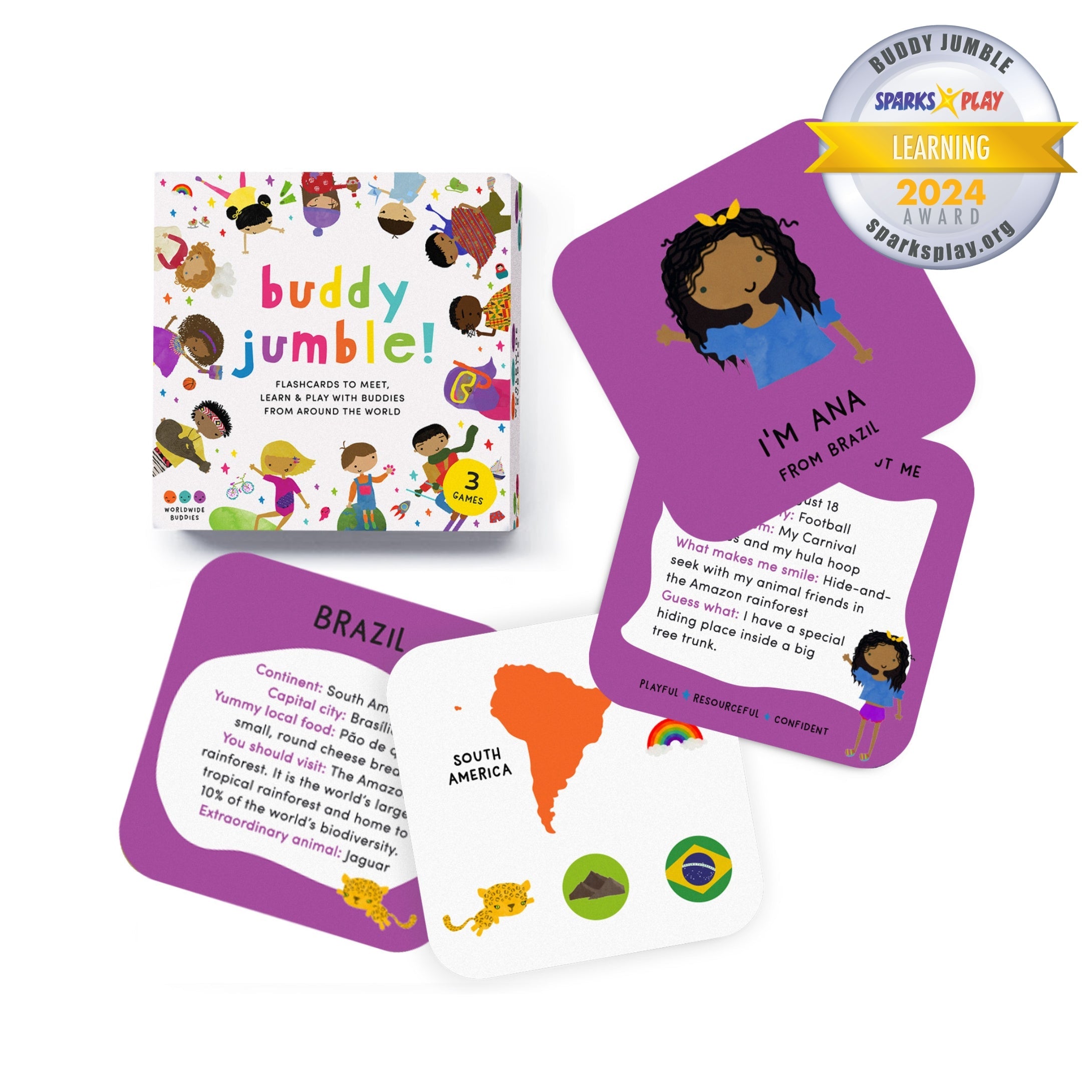 Buddy Jumble (Geography Card Game)