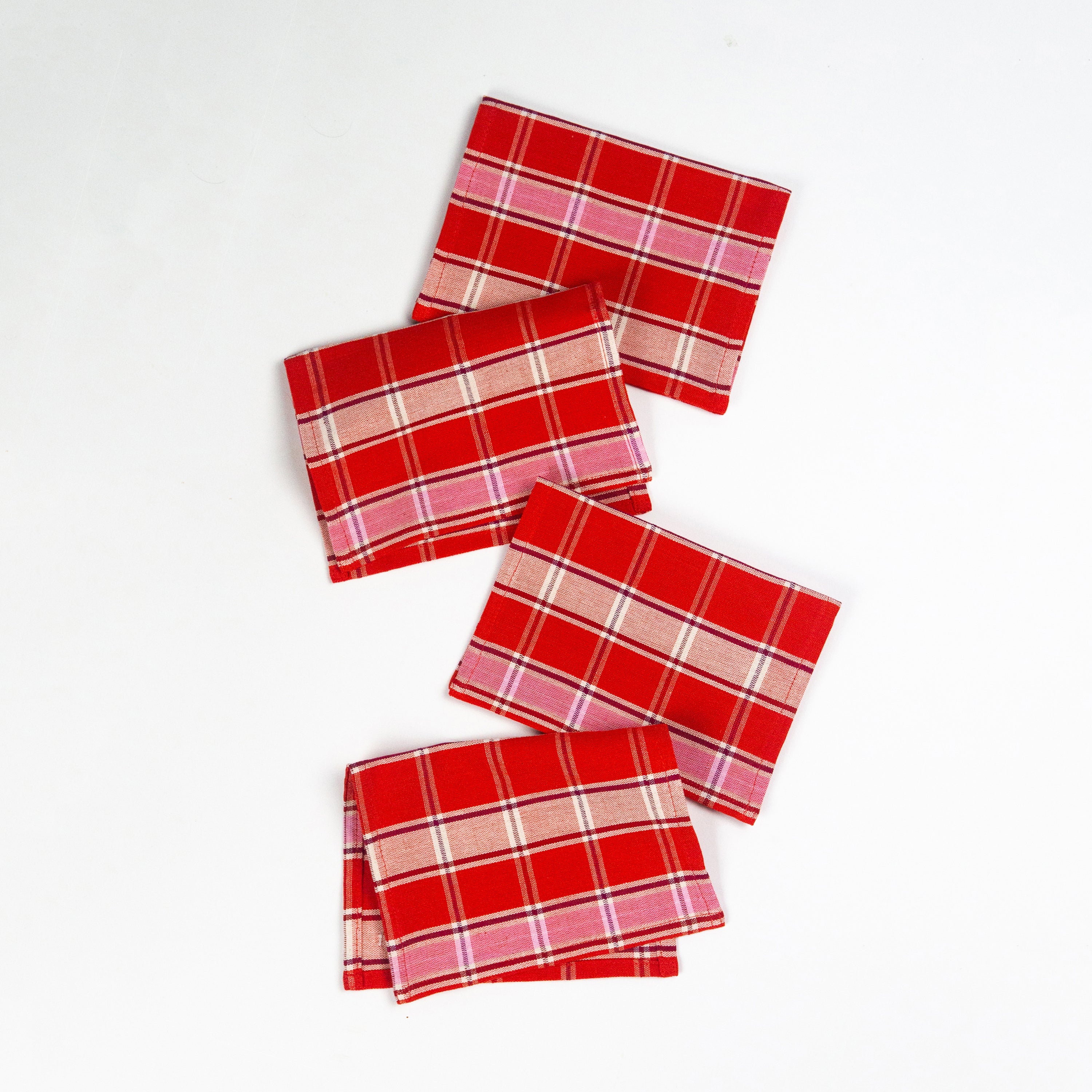 Camila Plaid Cocktail Napkins