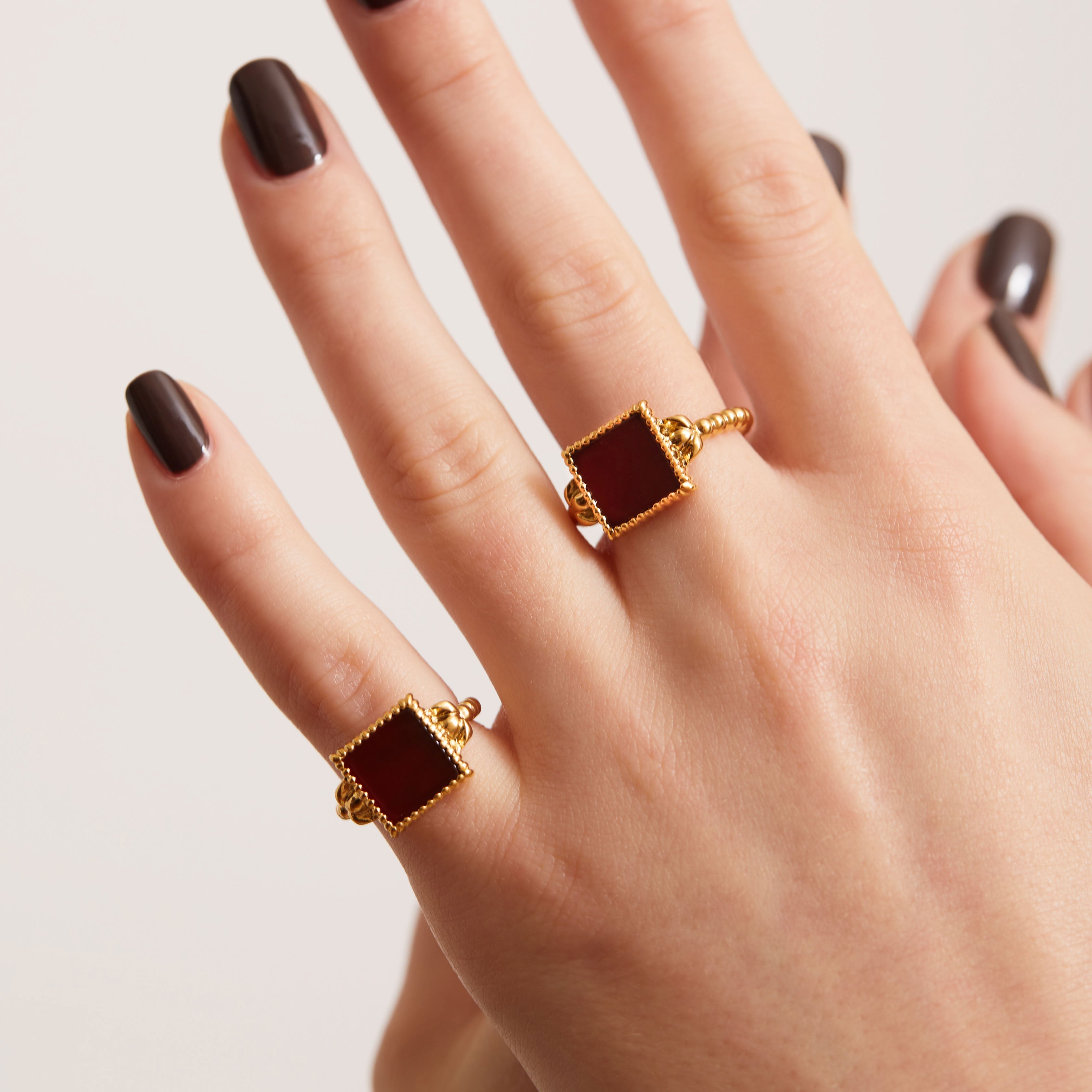 Carnelian Queen Ring