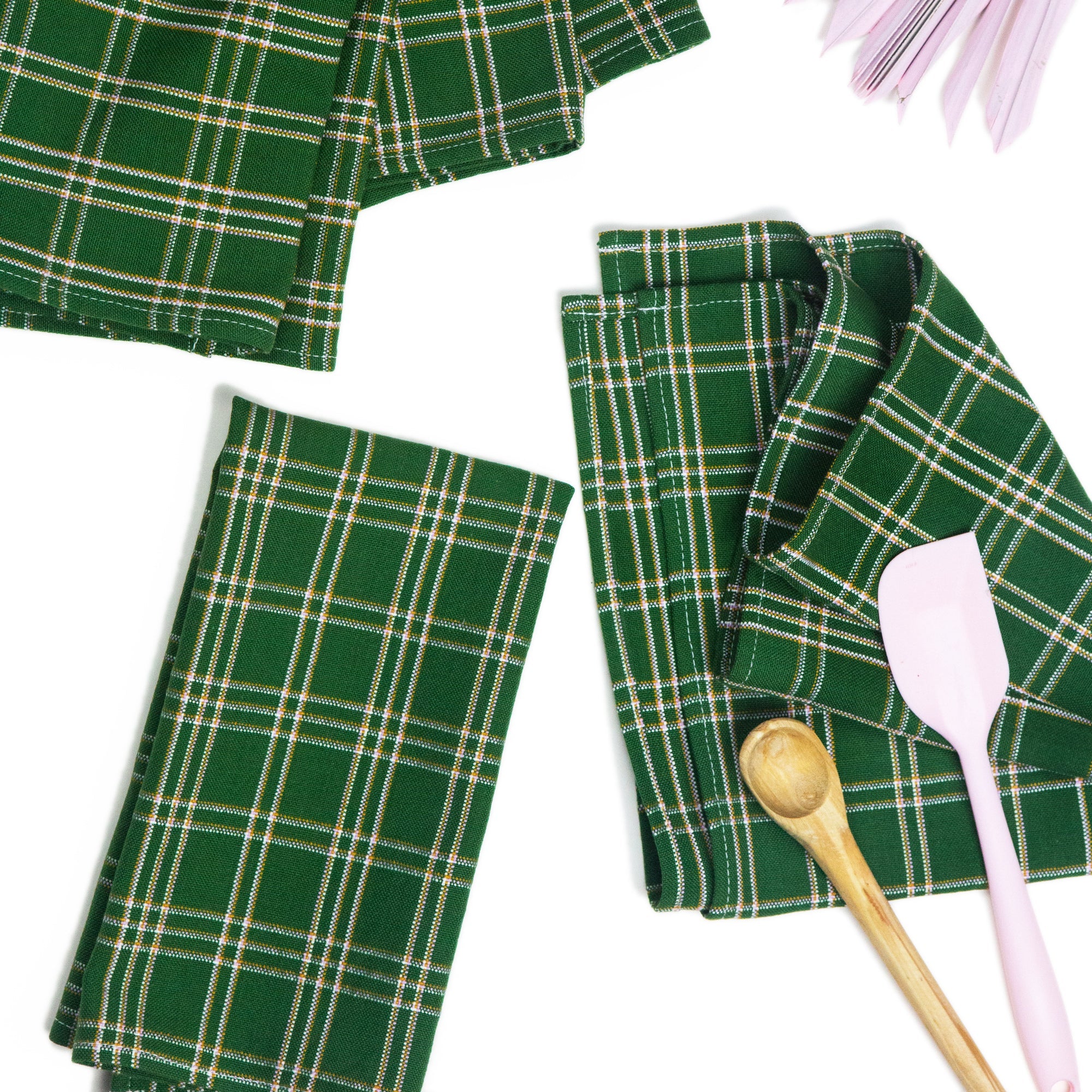 Chiapas Plaid Forest Napkins