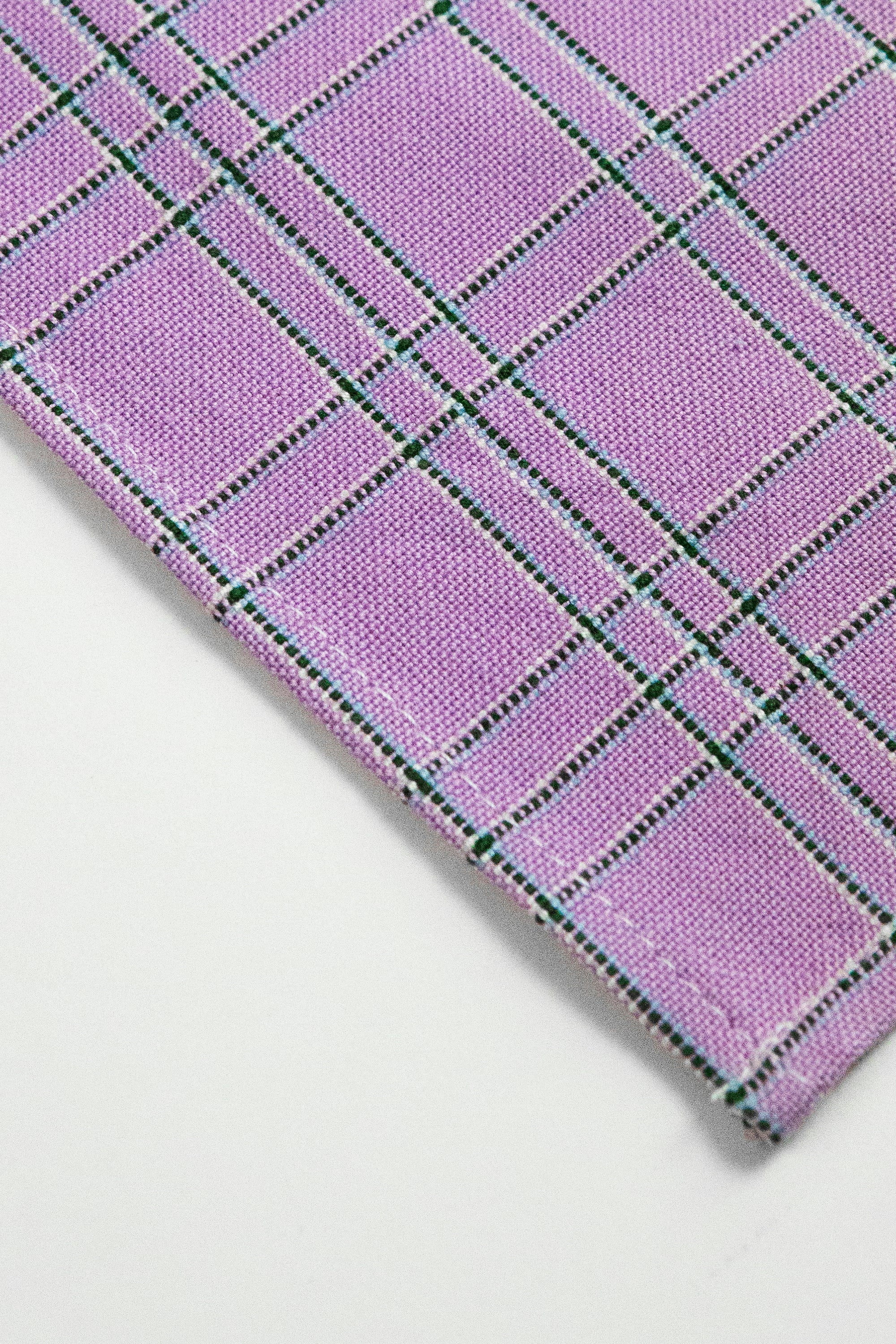 Chiapas Plaid Lilac Napkins