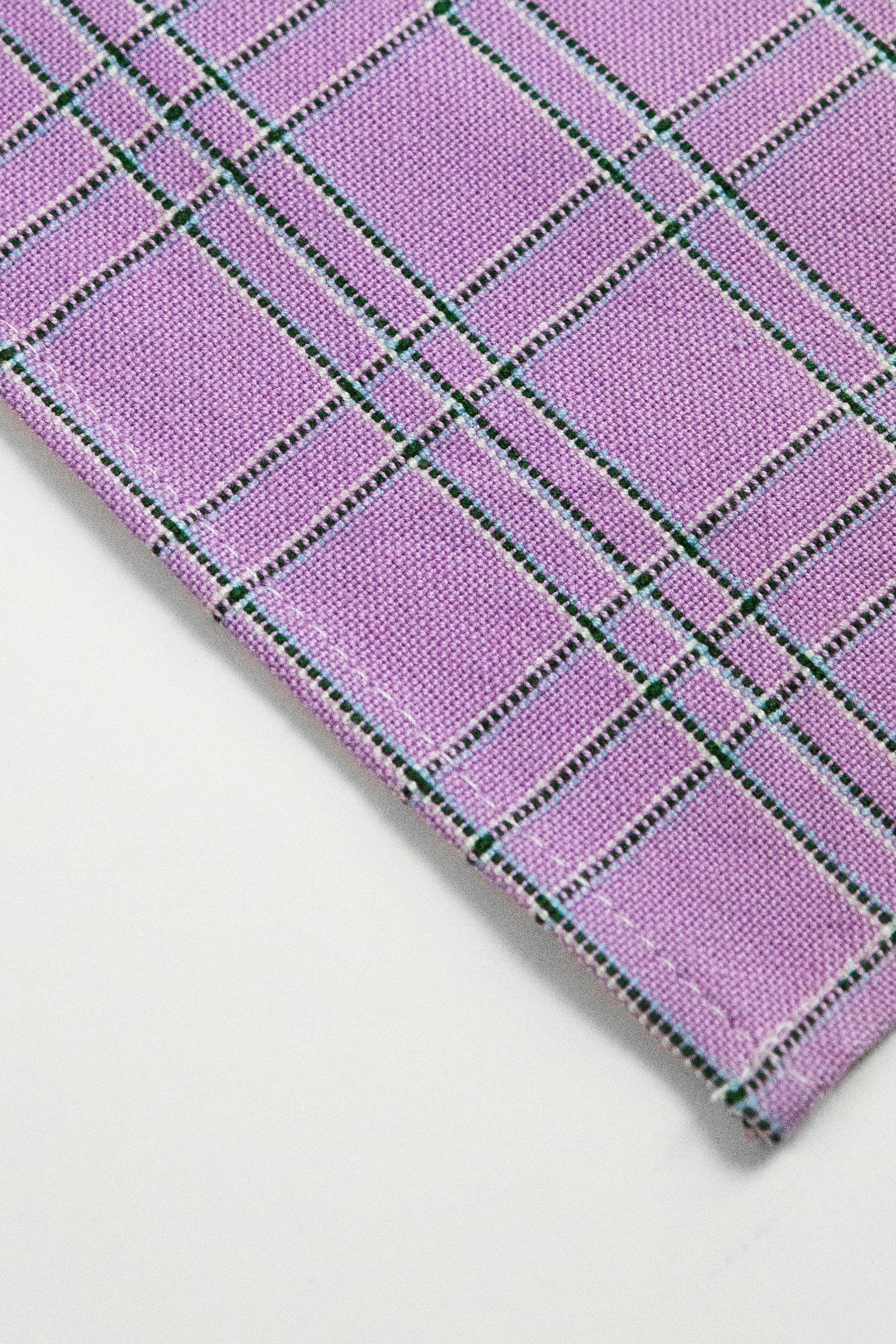 Chiapas Plaid Lilac Napkin
