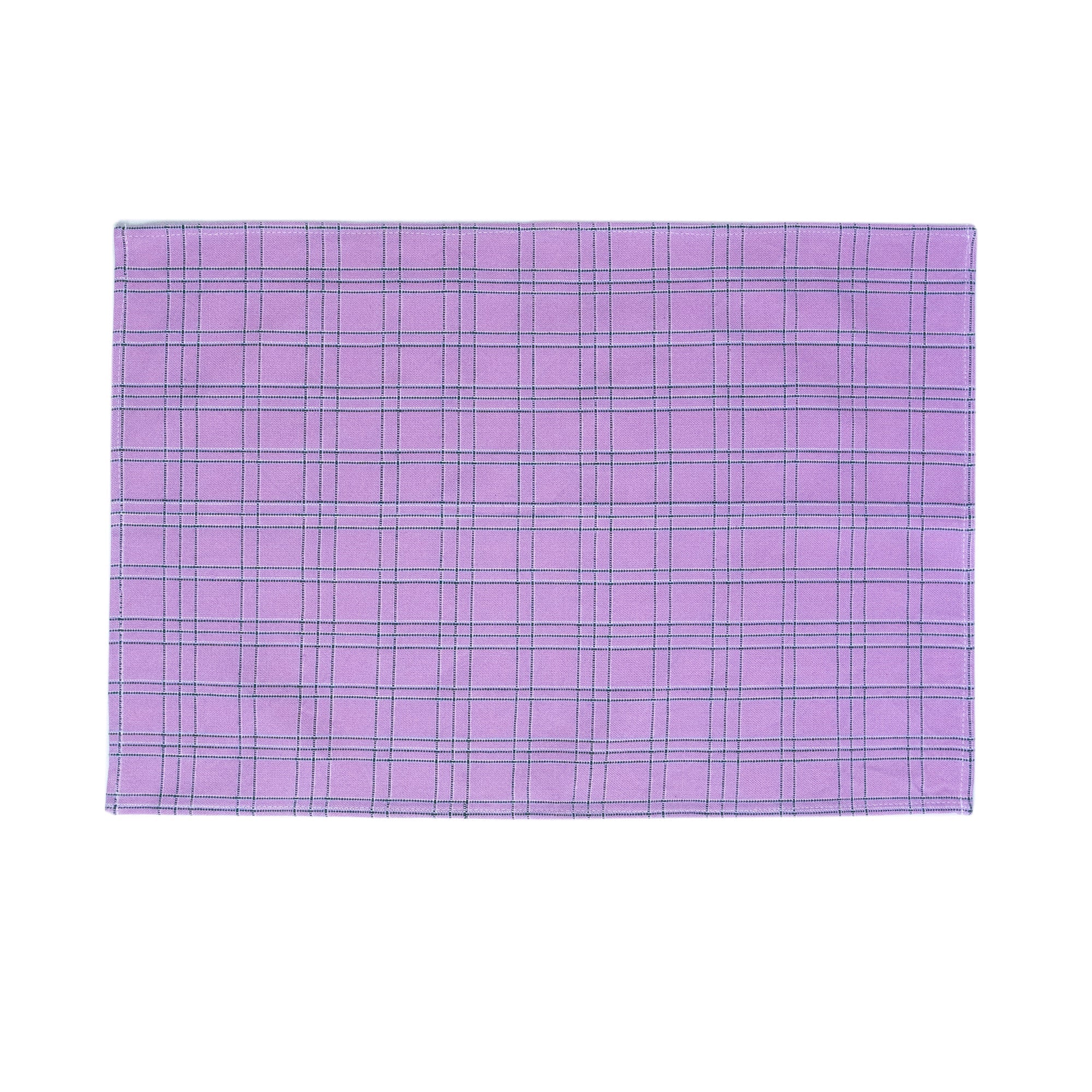 Chiapas Plaid Lilac Placemat