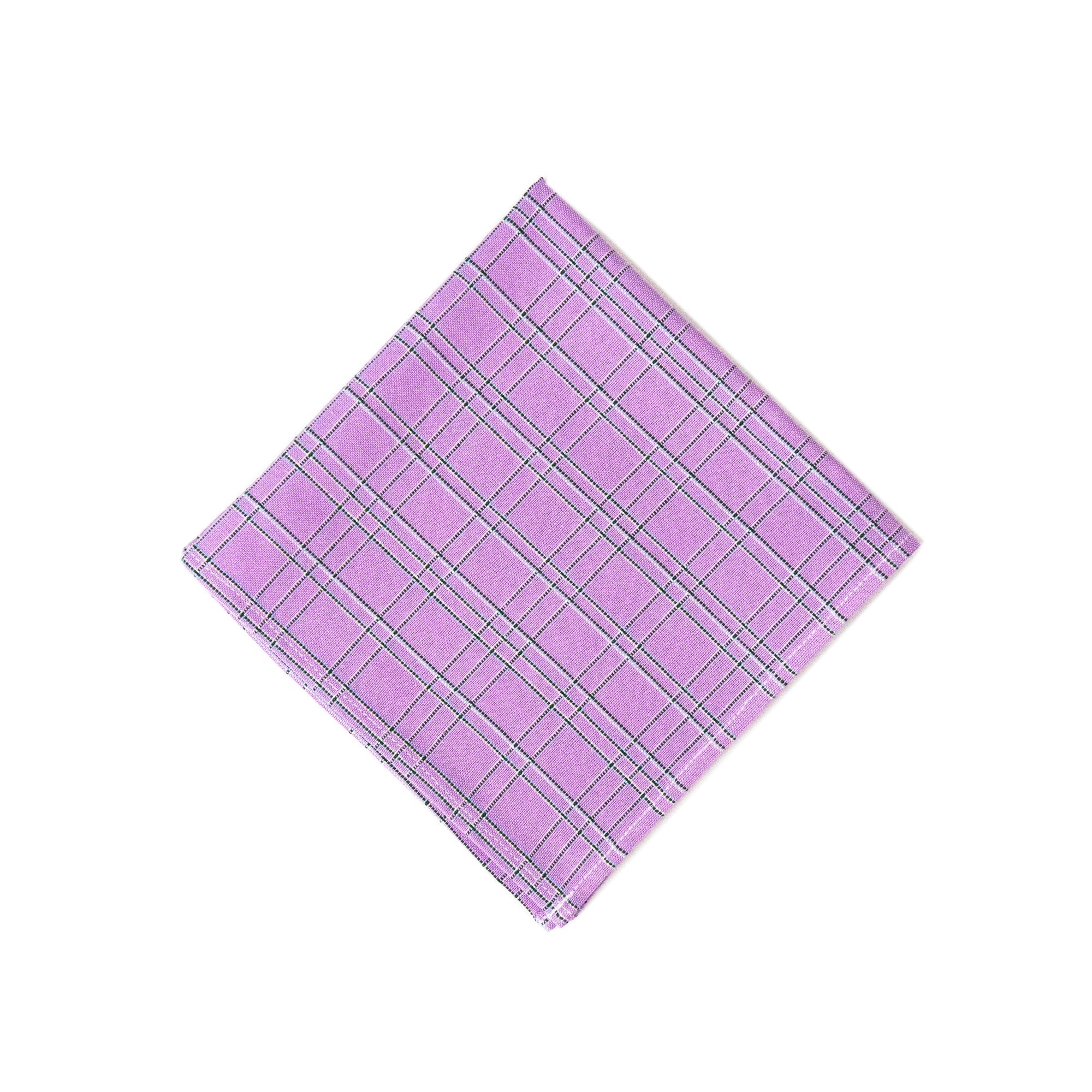 Chiapas Plaid Lilac Napkins