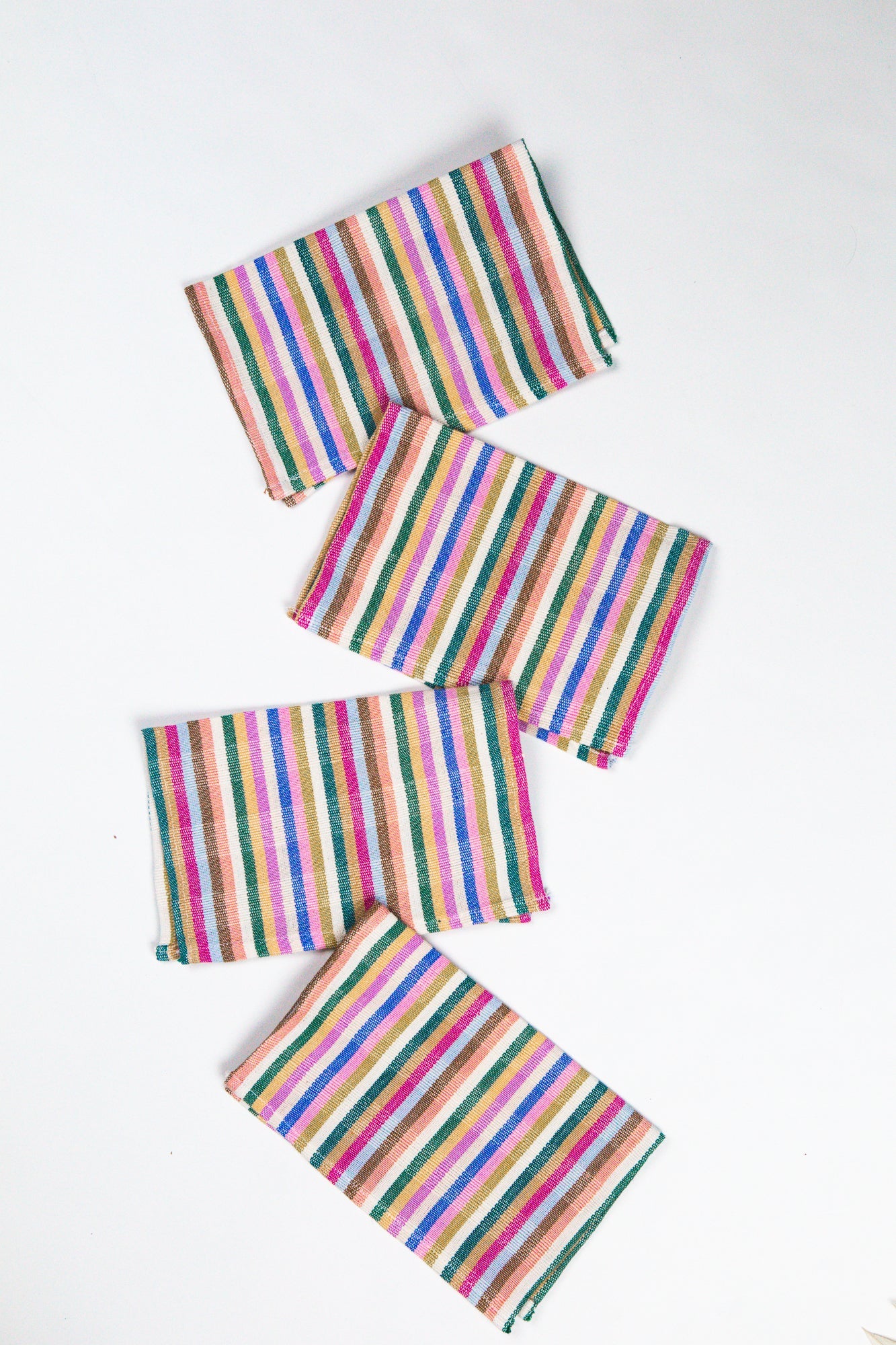Valentina Rainbow Cocktail Napkin Set of 4