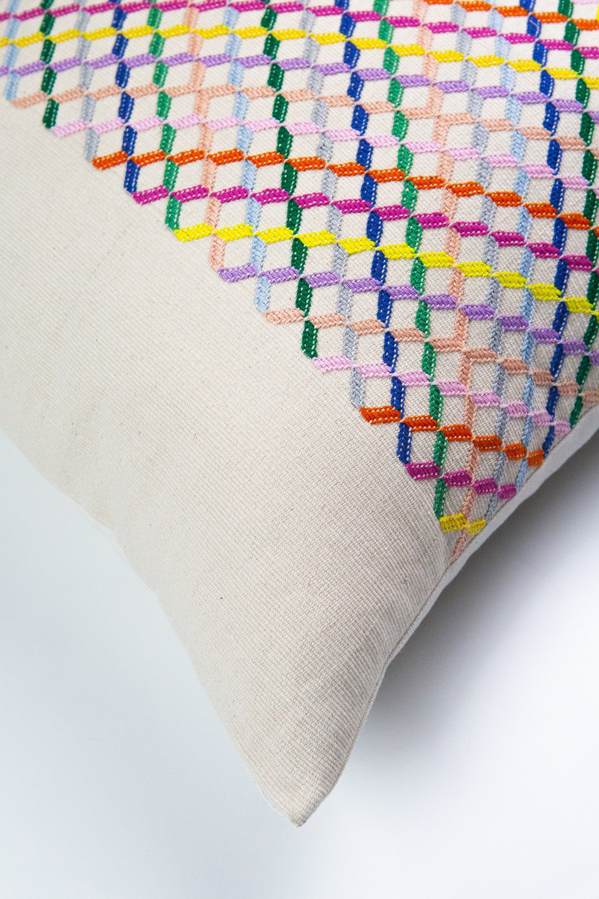 Cotzal Rainbow Brocade Pillows