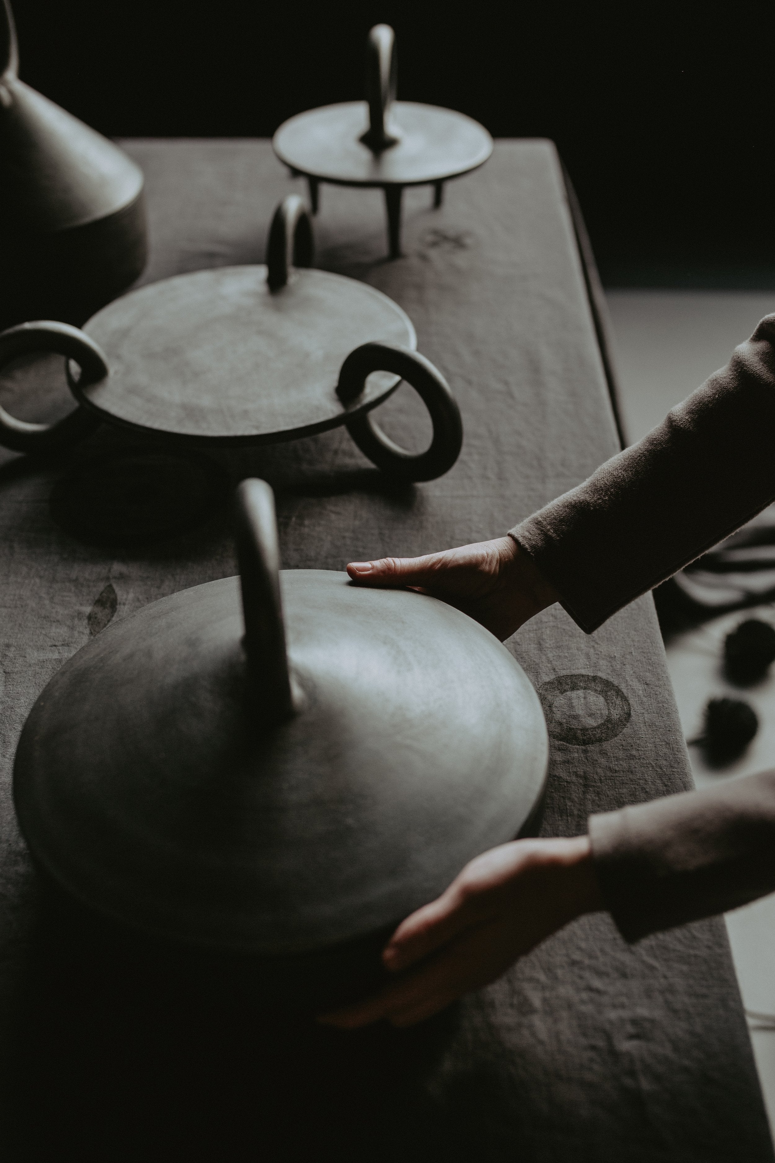 Danuta Kril Tall Serving Bowl with Lid