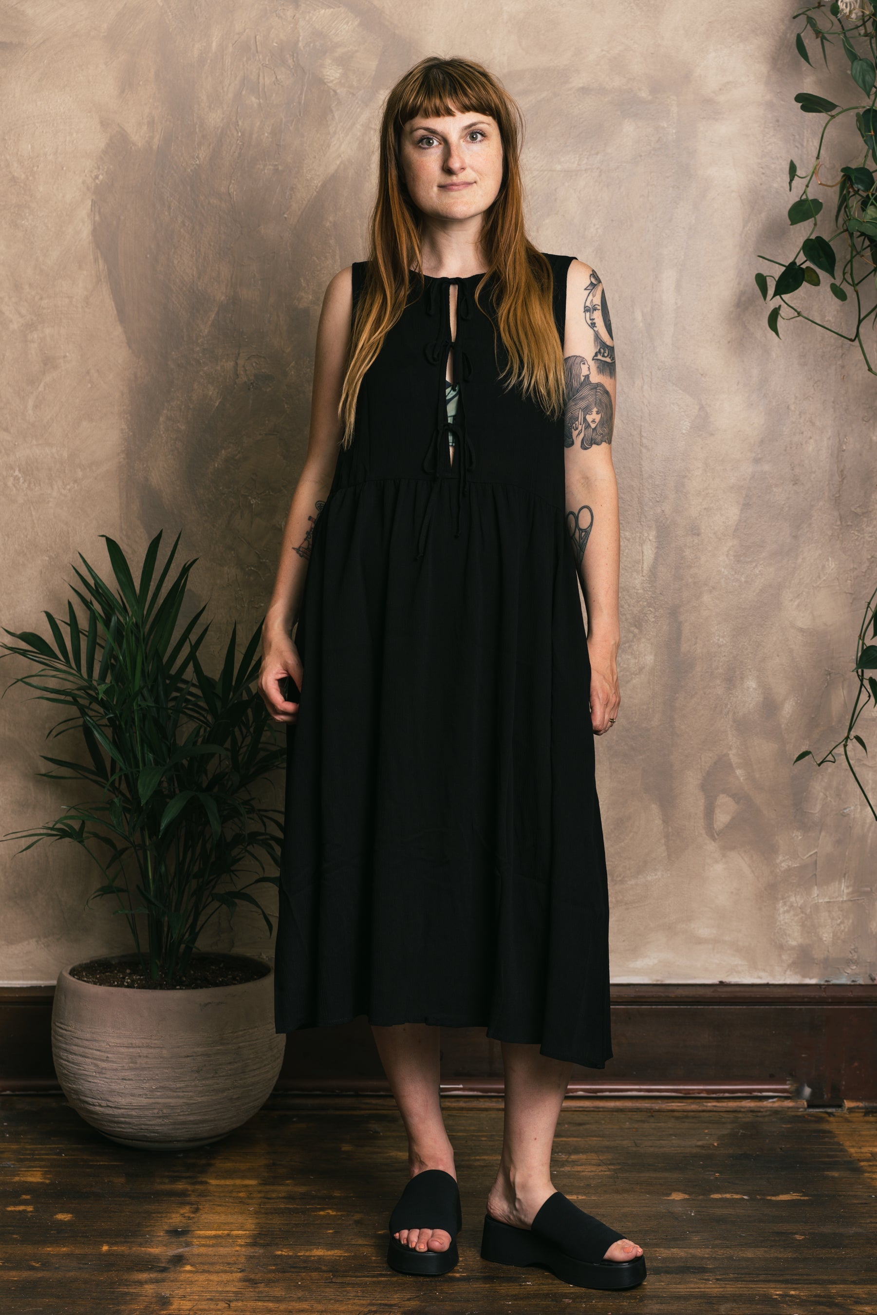 Reversible Gwendolyn Dress (Onyx)
