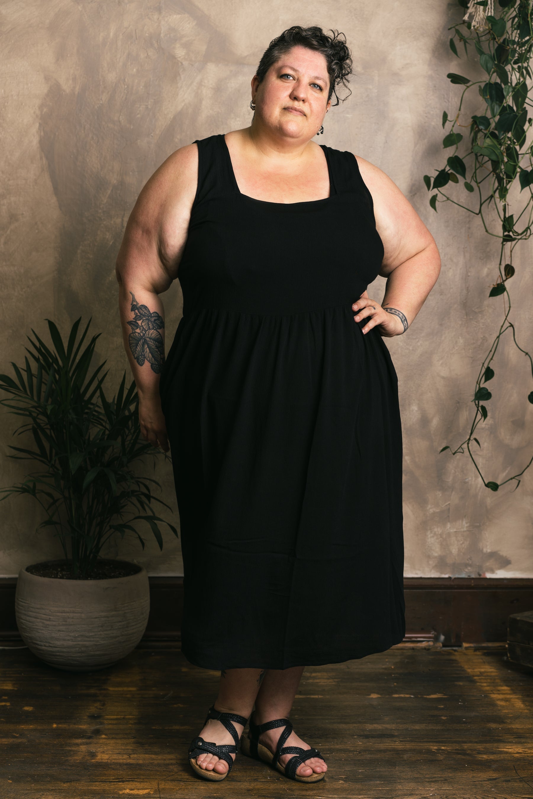 Reversible Gwendolyn Dress (Onyx)