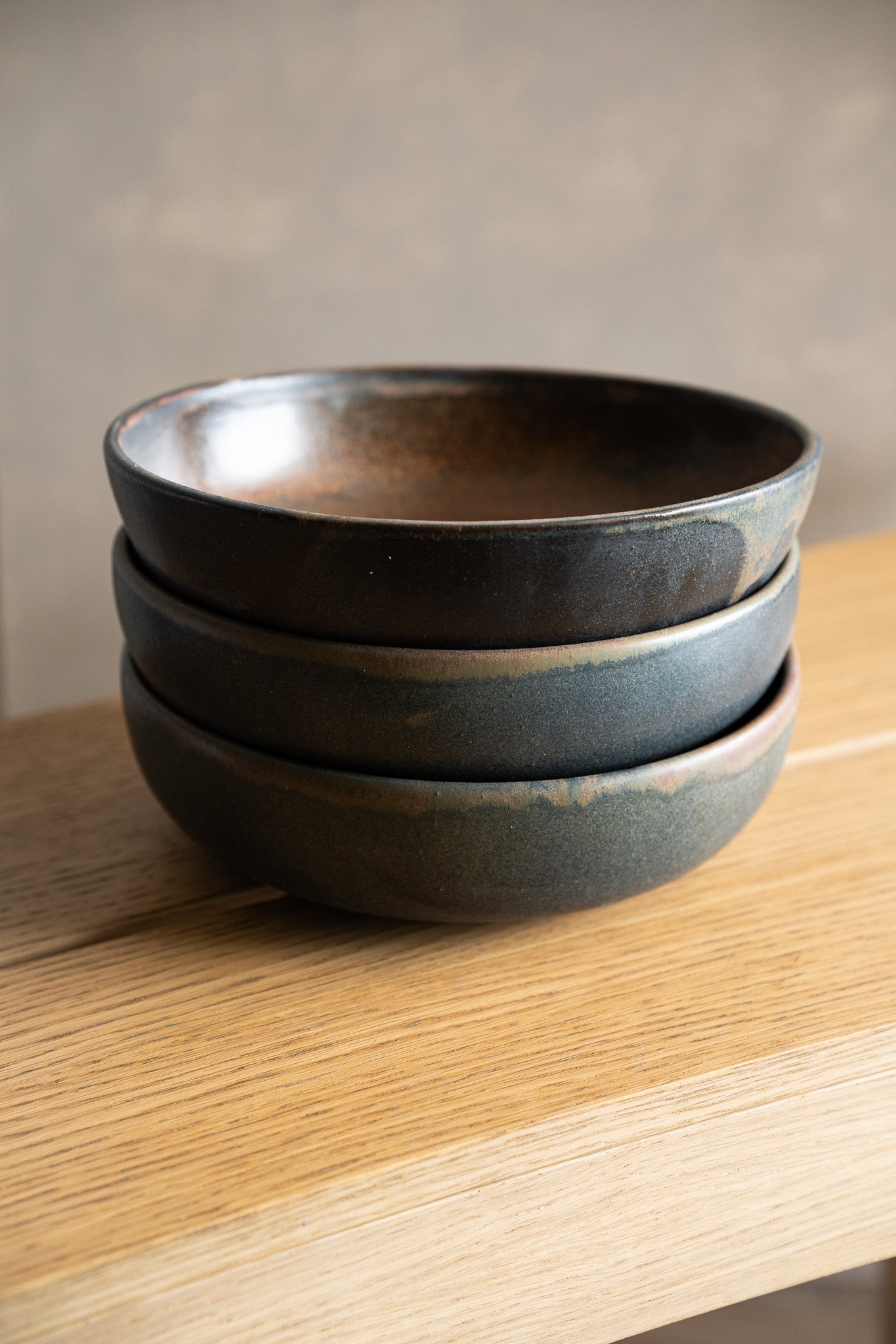 Stoneware Pasta Bowl (Rust)