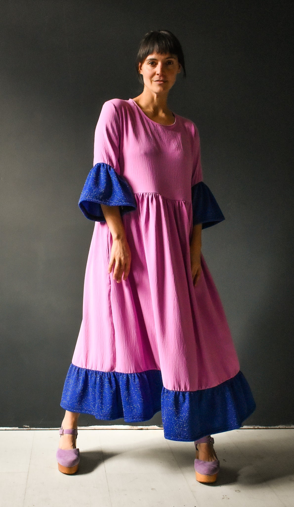 Aurelia Dress in Sea Maiden