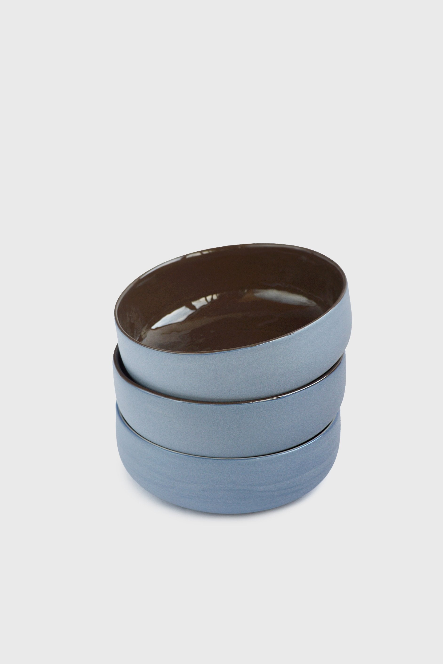 Porcelain Bowl (Forget-me-not/Chocolate)