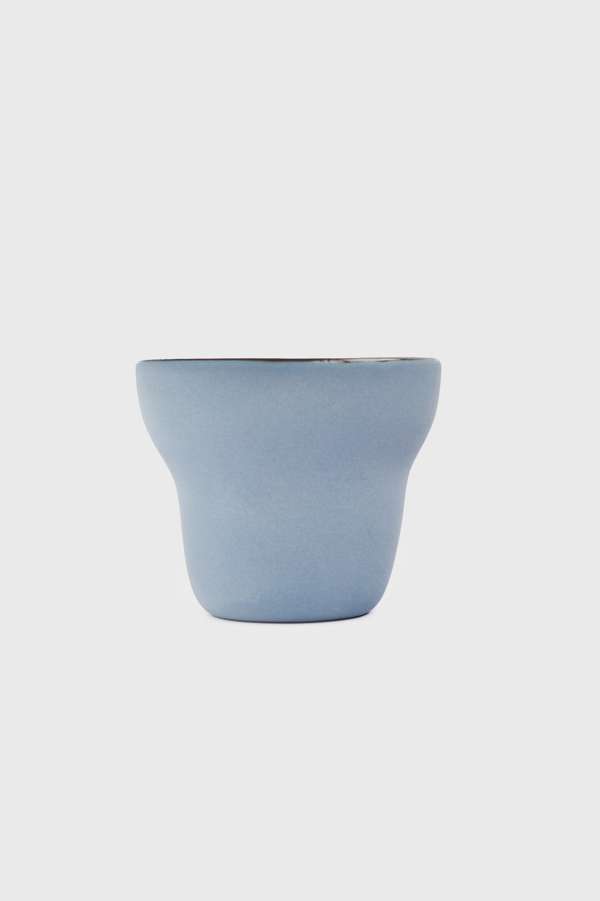 Porcelain Coffee Cup (Forget-me-Not/Chocolate)
