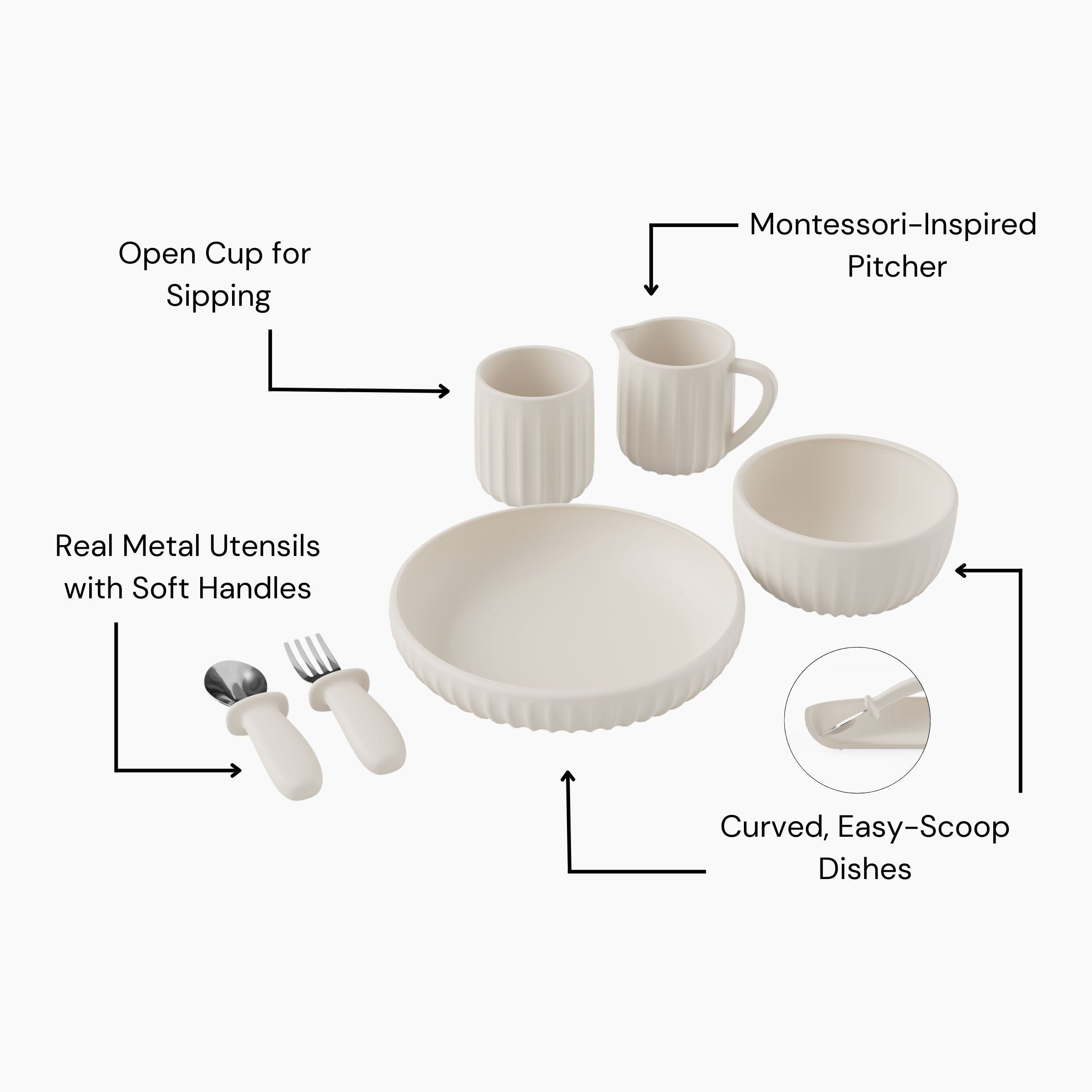 Henley Silicone Dinnerware Set