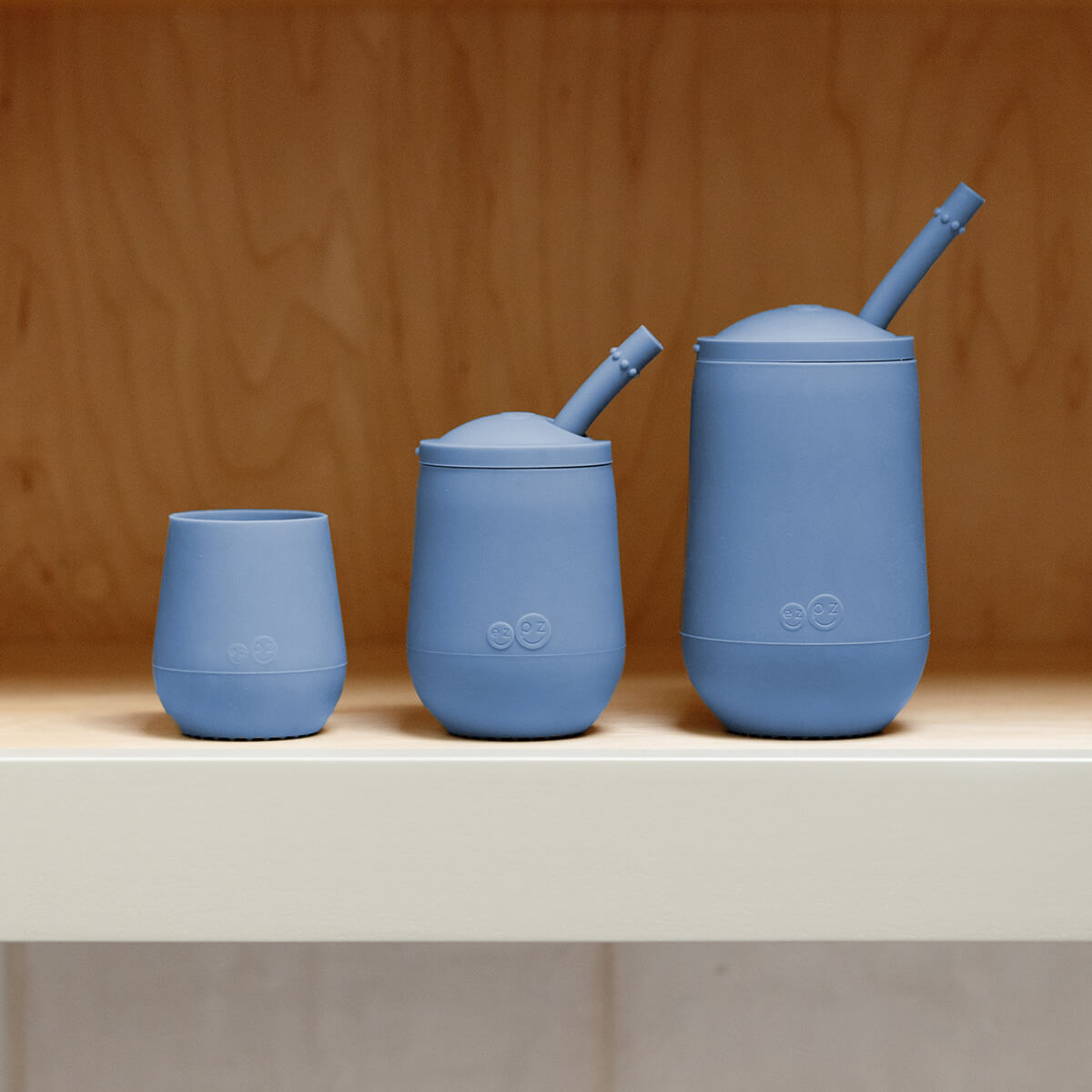 ezpz Developmental Cup Set in Indigo #color_indigo