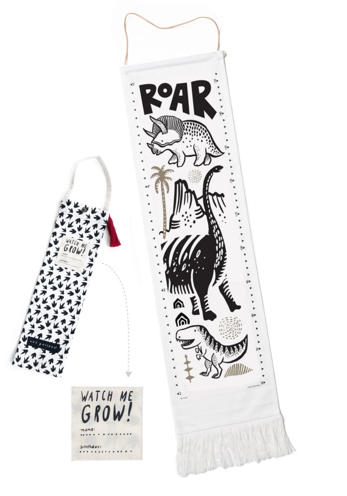 Canvas Growth Chart (Dinos)