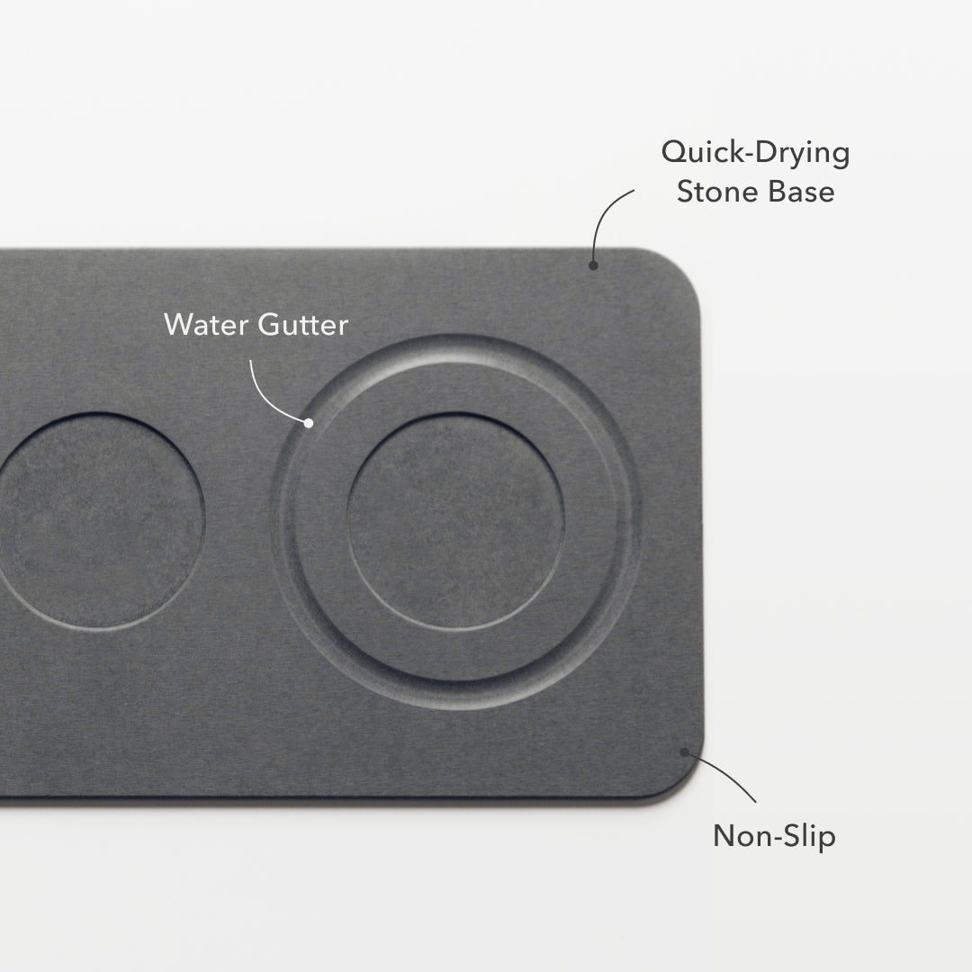 modern dog stone base with call outs