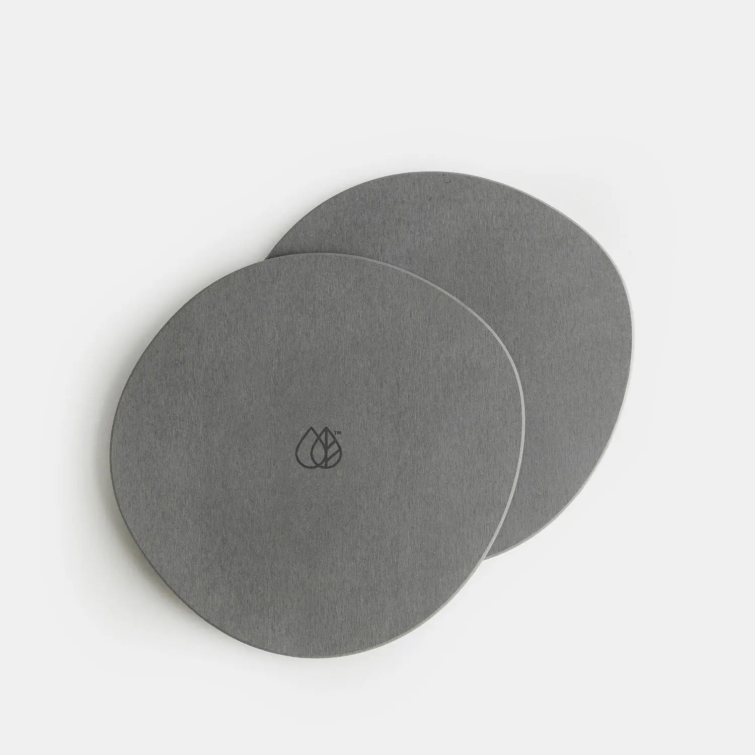 2 pack of plant saucer in dark grey