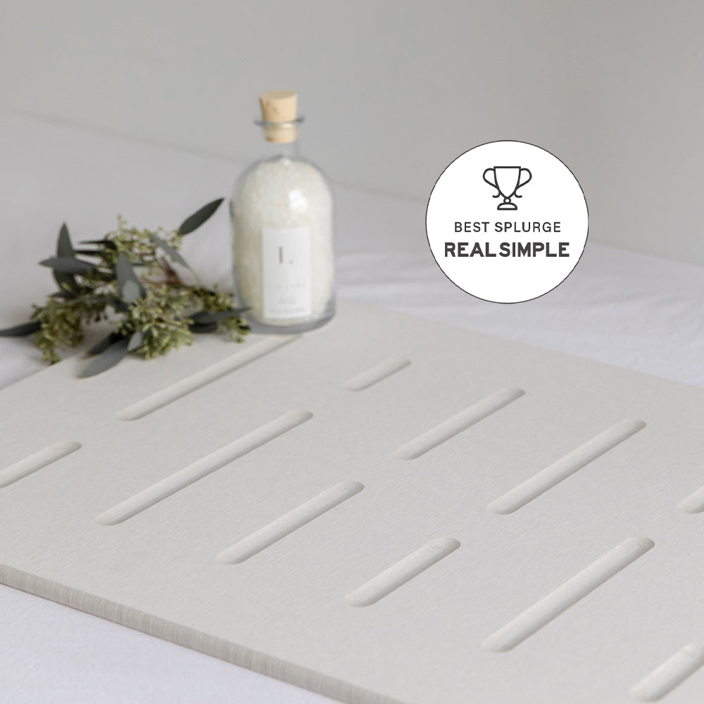 real simple review of bath stone mat