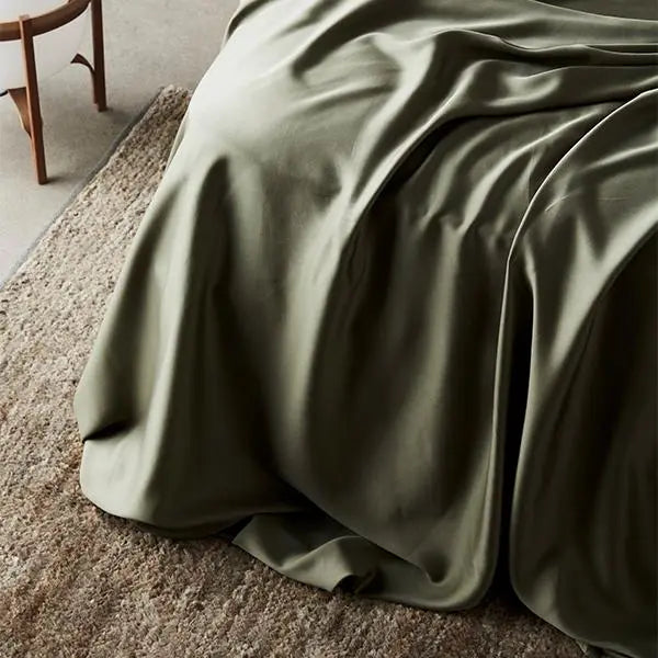 CleanBamboo® Signature Sateen Sheet Set (Moss)