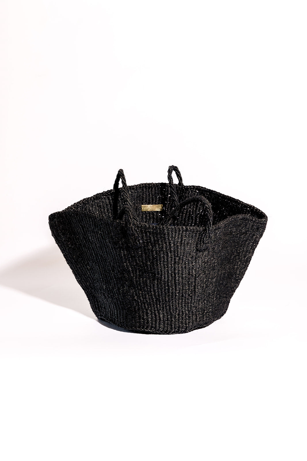 Sisal Market Tote (Black)