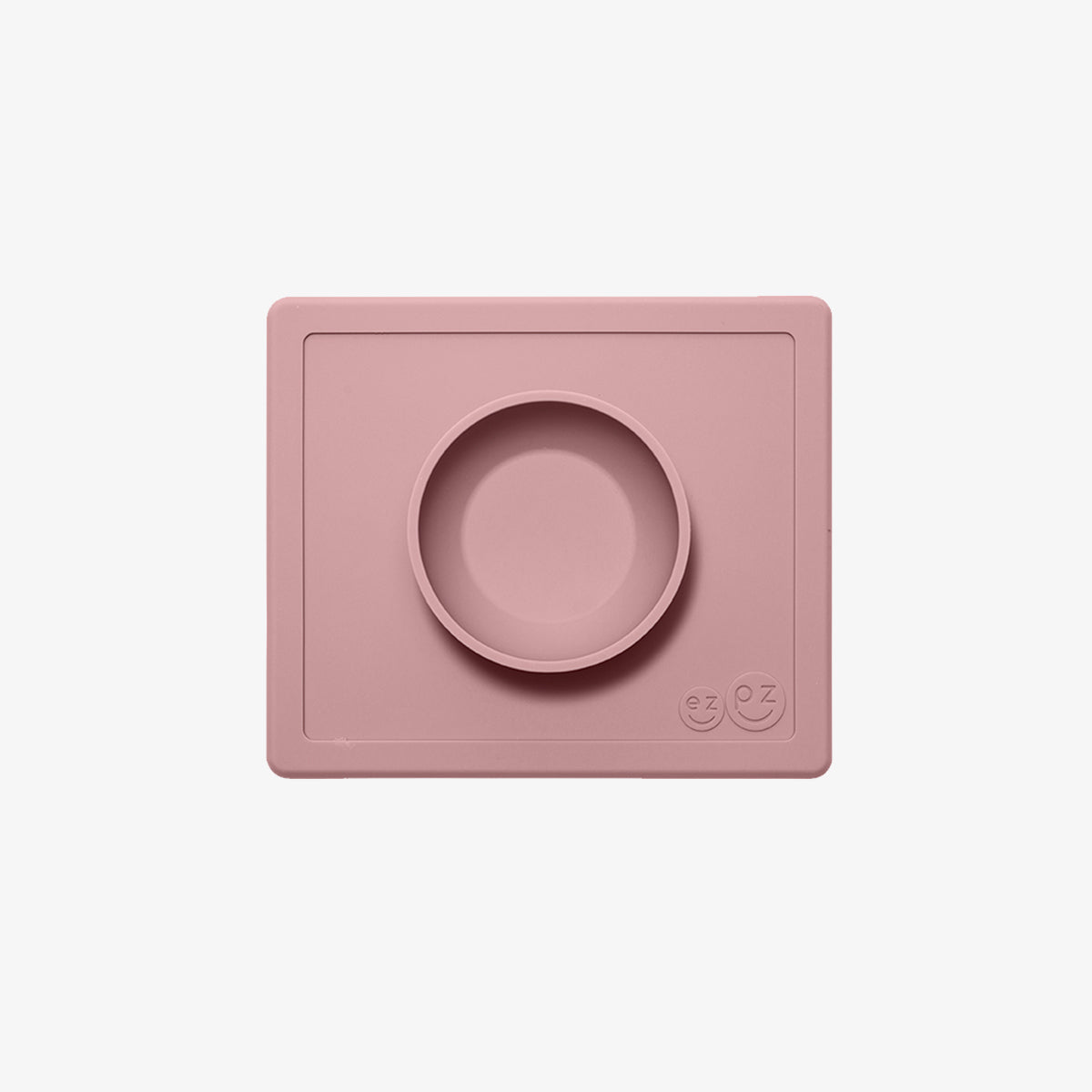 Happy Bowl in Blush by ezpz / The Original All-In-One Silicone Plates & Placemats that Stick to the Table #color_blush