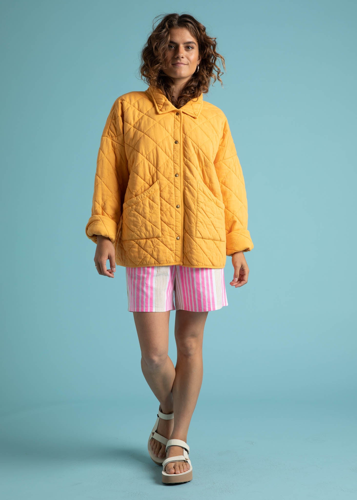 Countryside Quilted Jacket - Mango