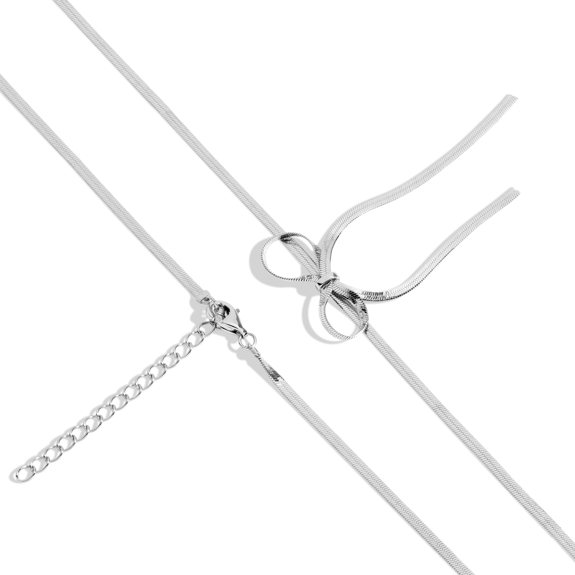 Herringbone Bow Choker