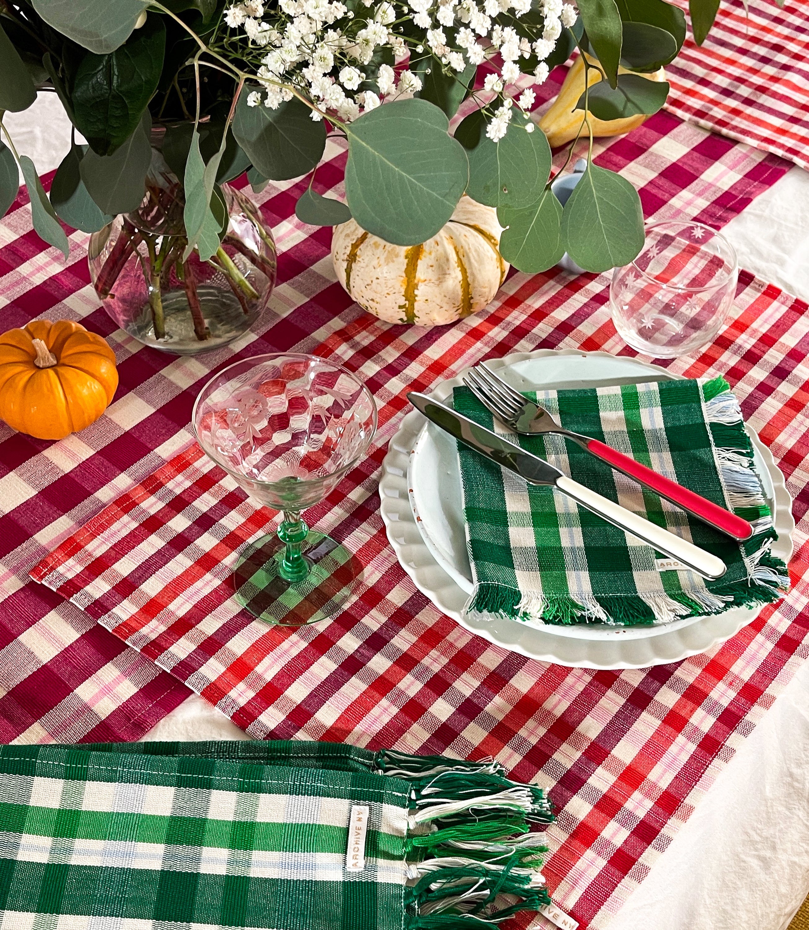 Noel Plaid Placemat