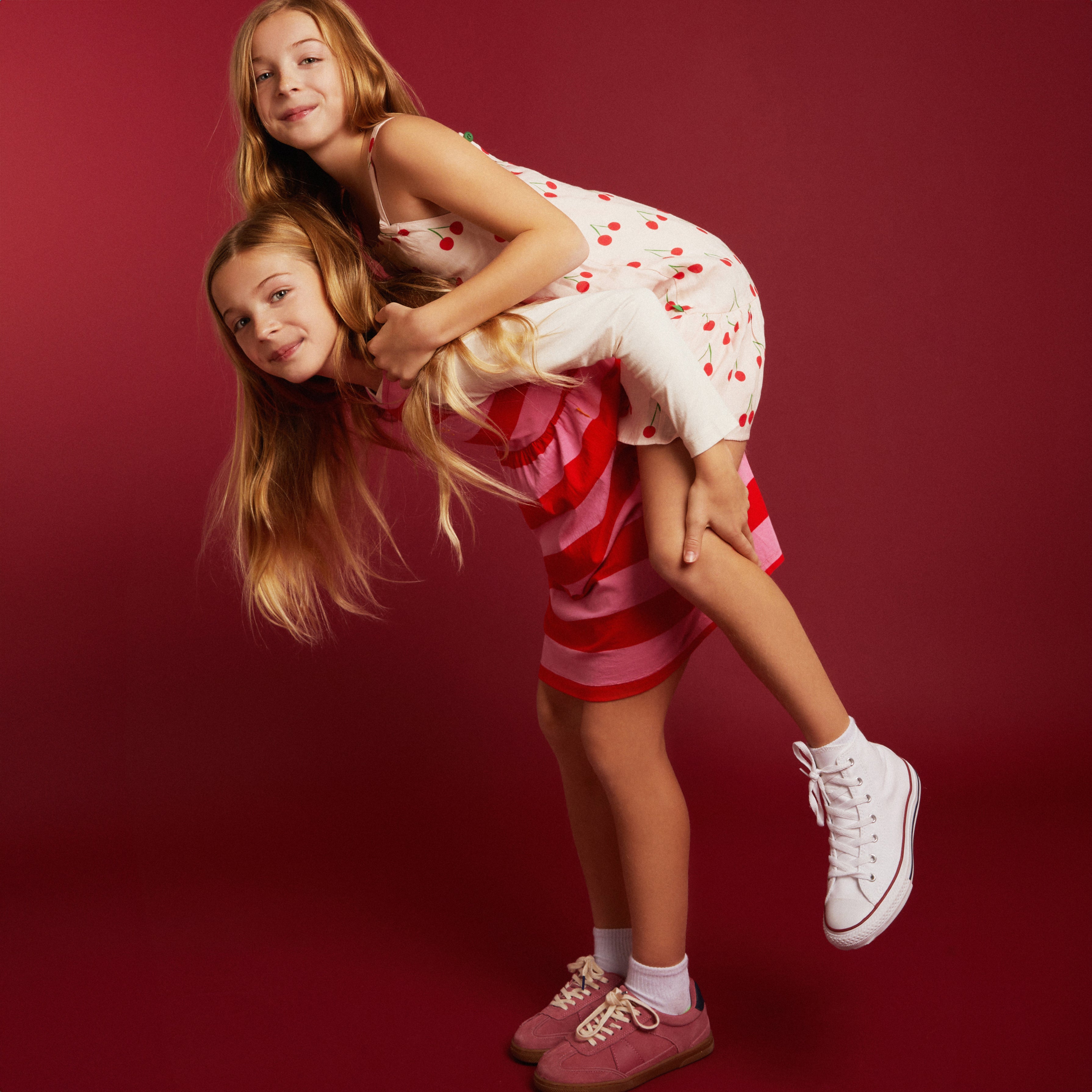 Cherry Strappy Kid Dress