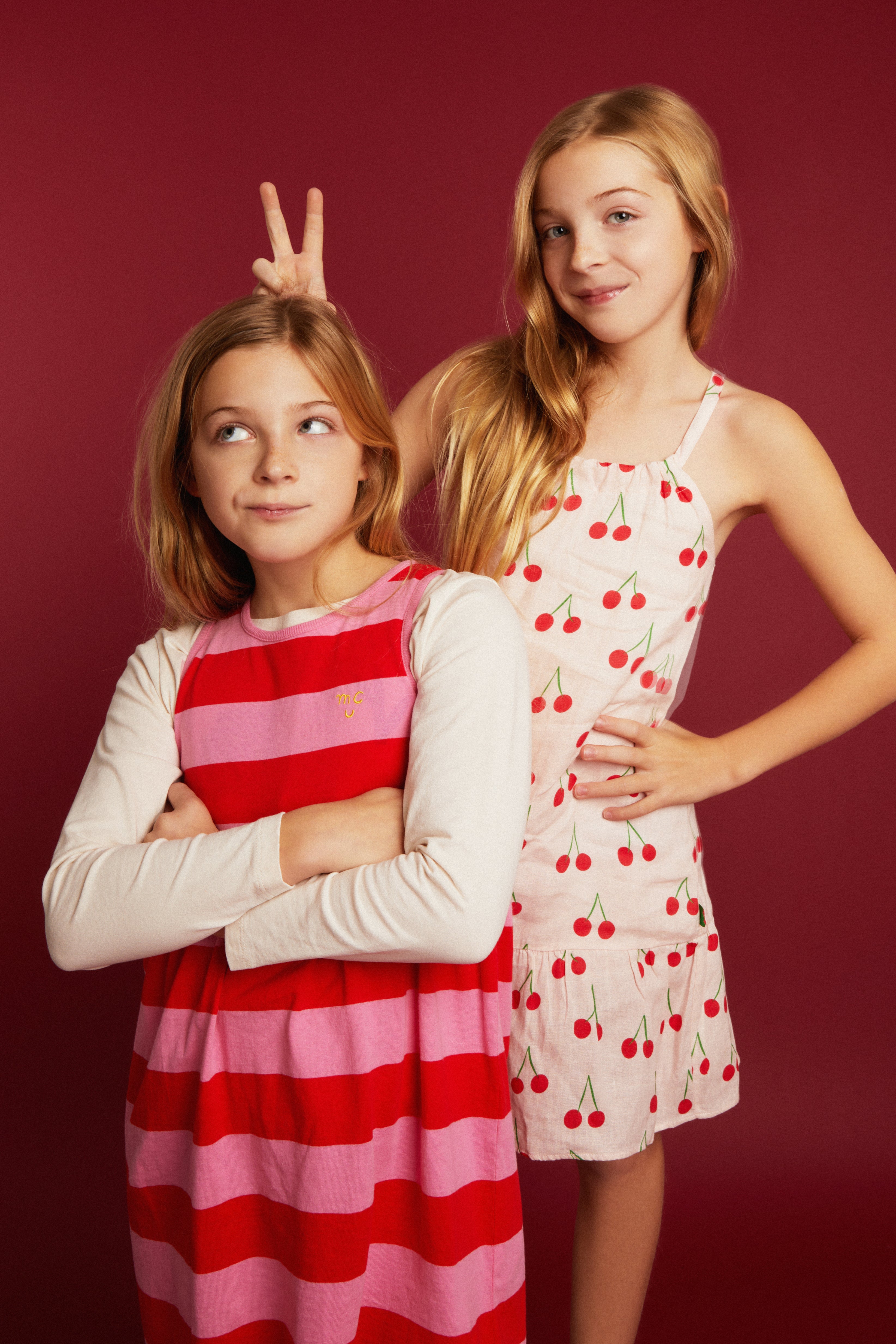 Cherry Strappy Kid Dress