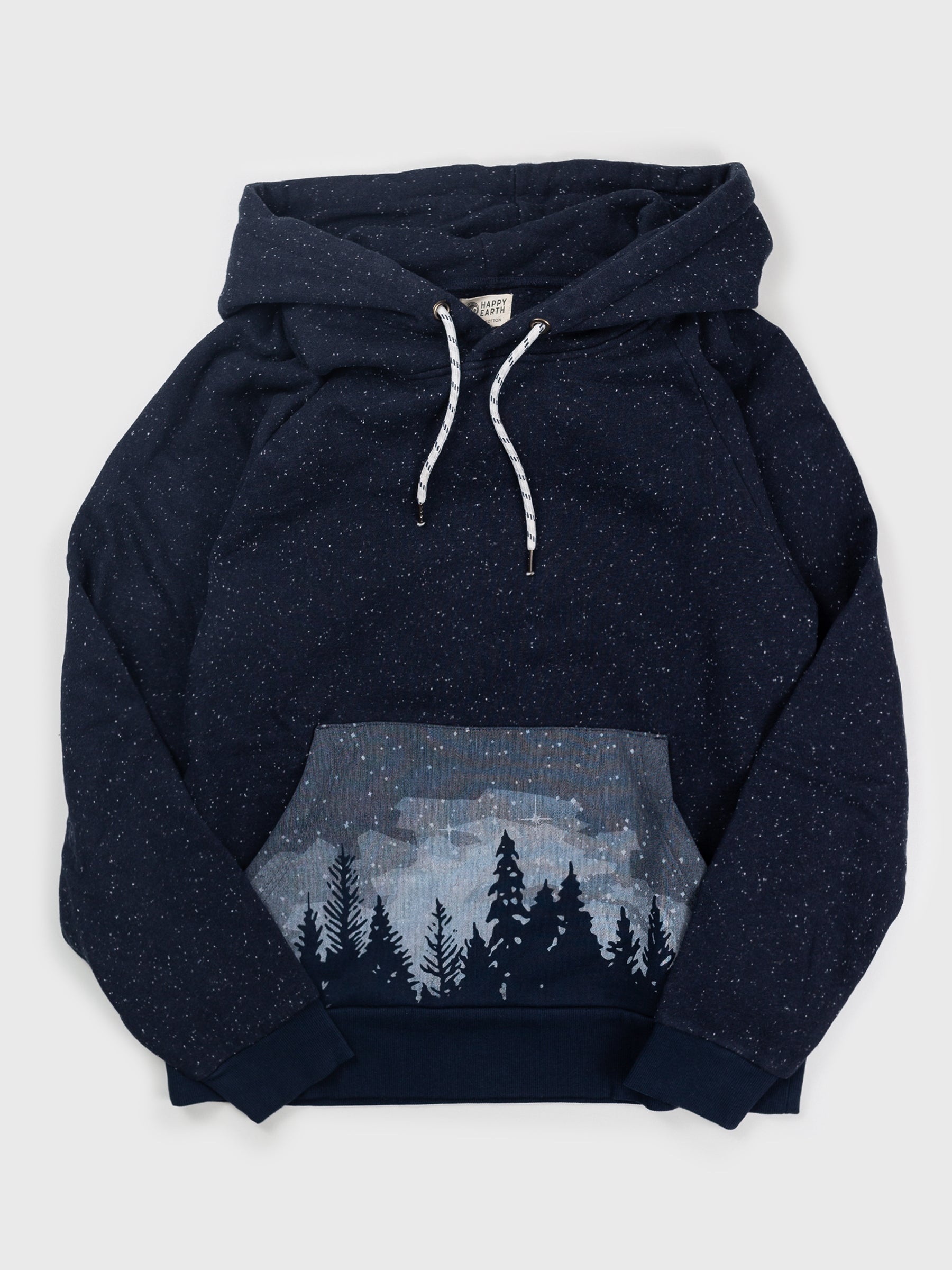 Starlit Night Hoodie, a Organic Hoodie by Happy Earth Apparel