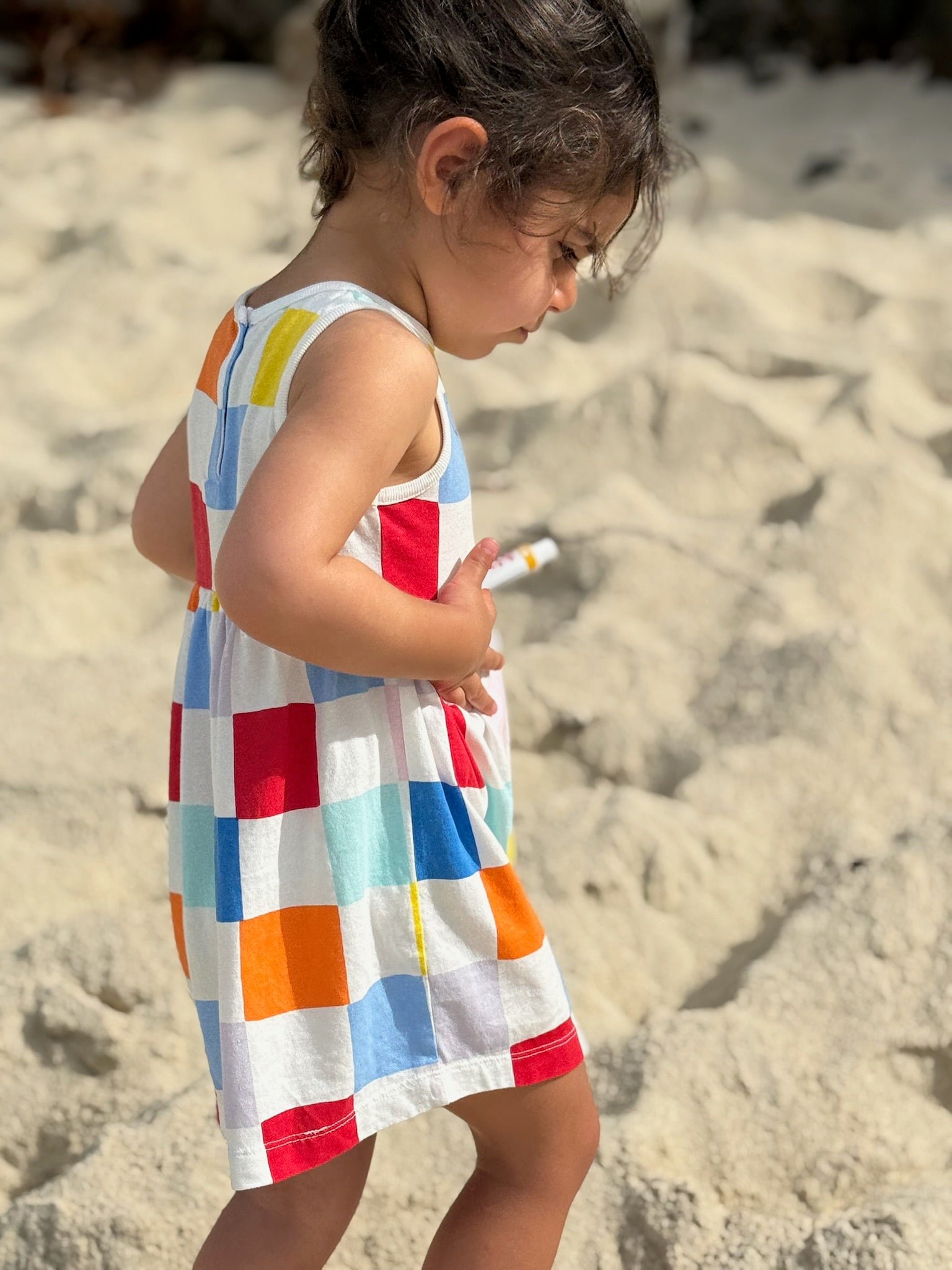 Checkered Baby Tank Dress
