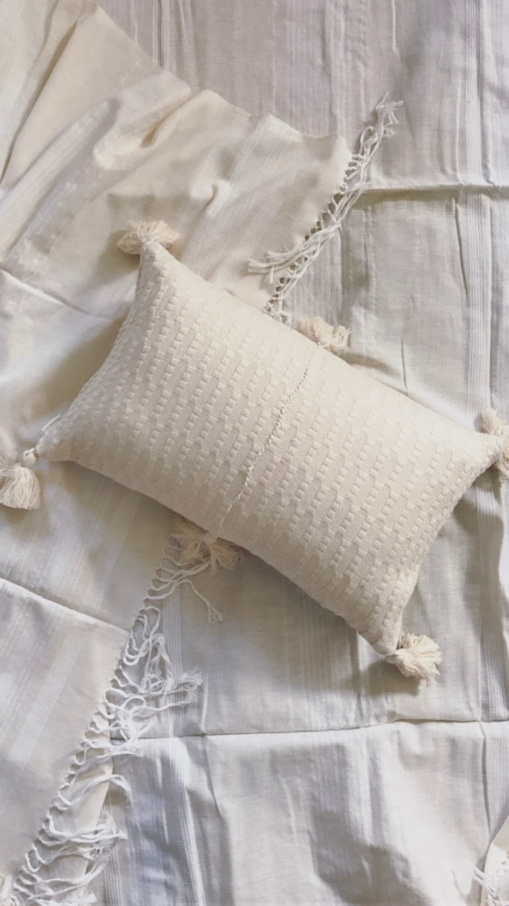 Antigua Pillow (Natural White)