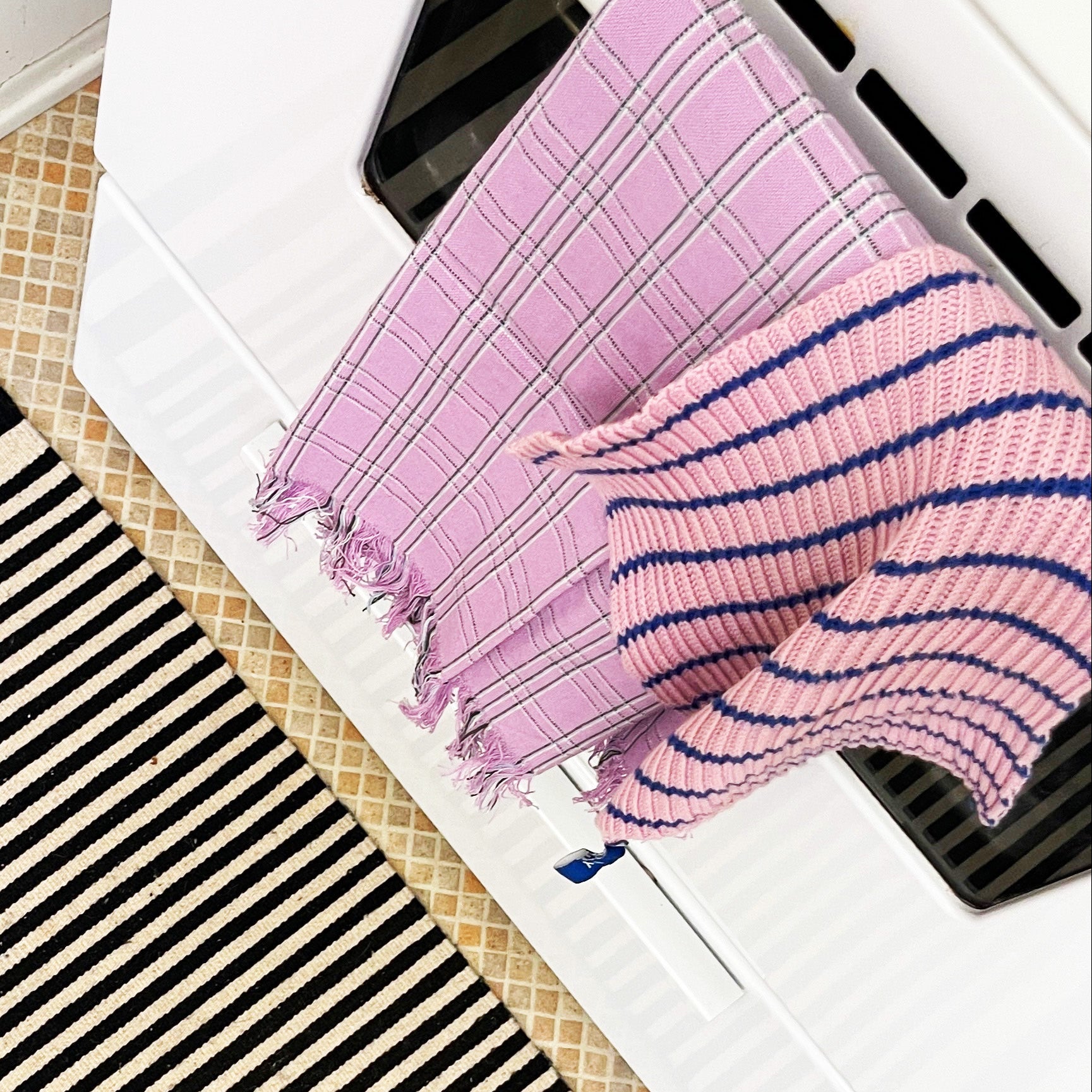 Kitchen Towel (Chiapas Plaid Lilac)