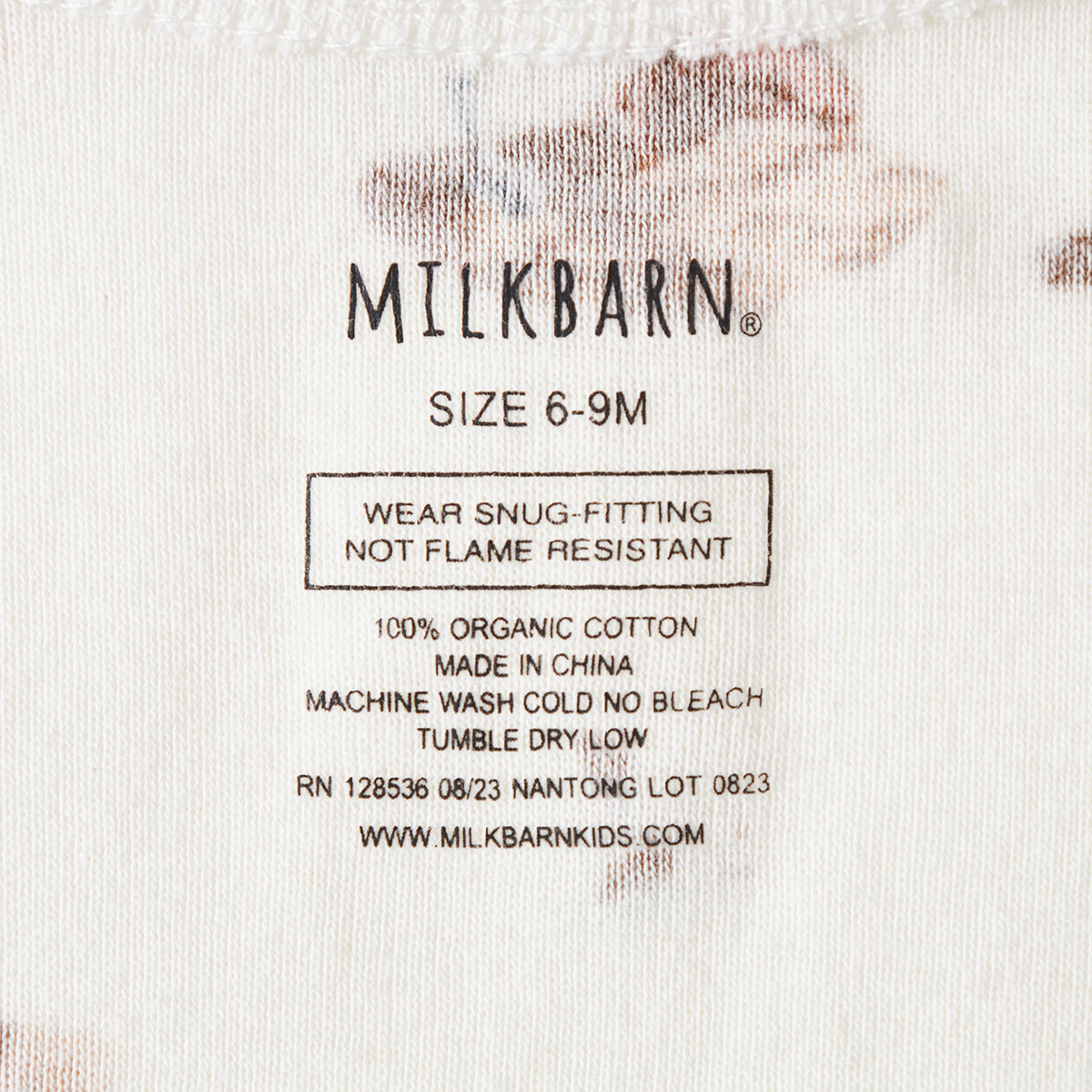 Sandcastle Organic Cotton Zipper Pajama