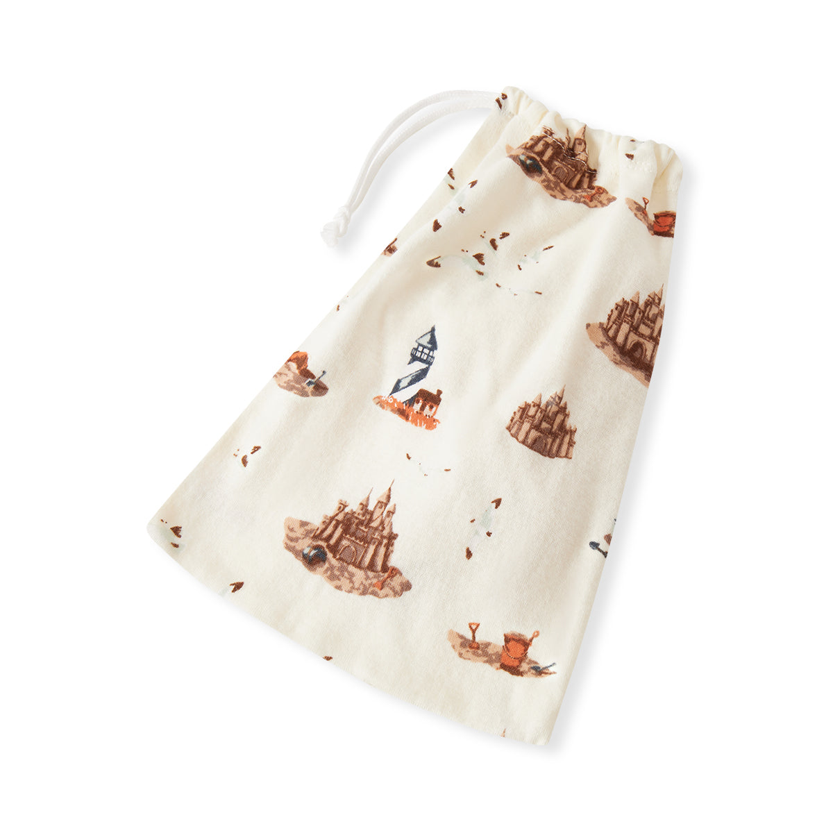 Sandcastle Organic Cotton Zipper Pajama