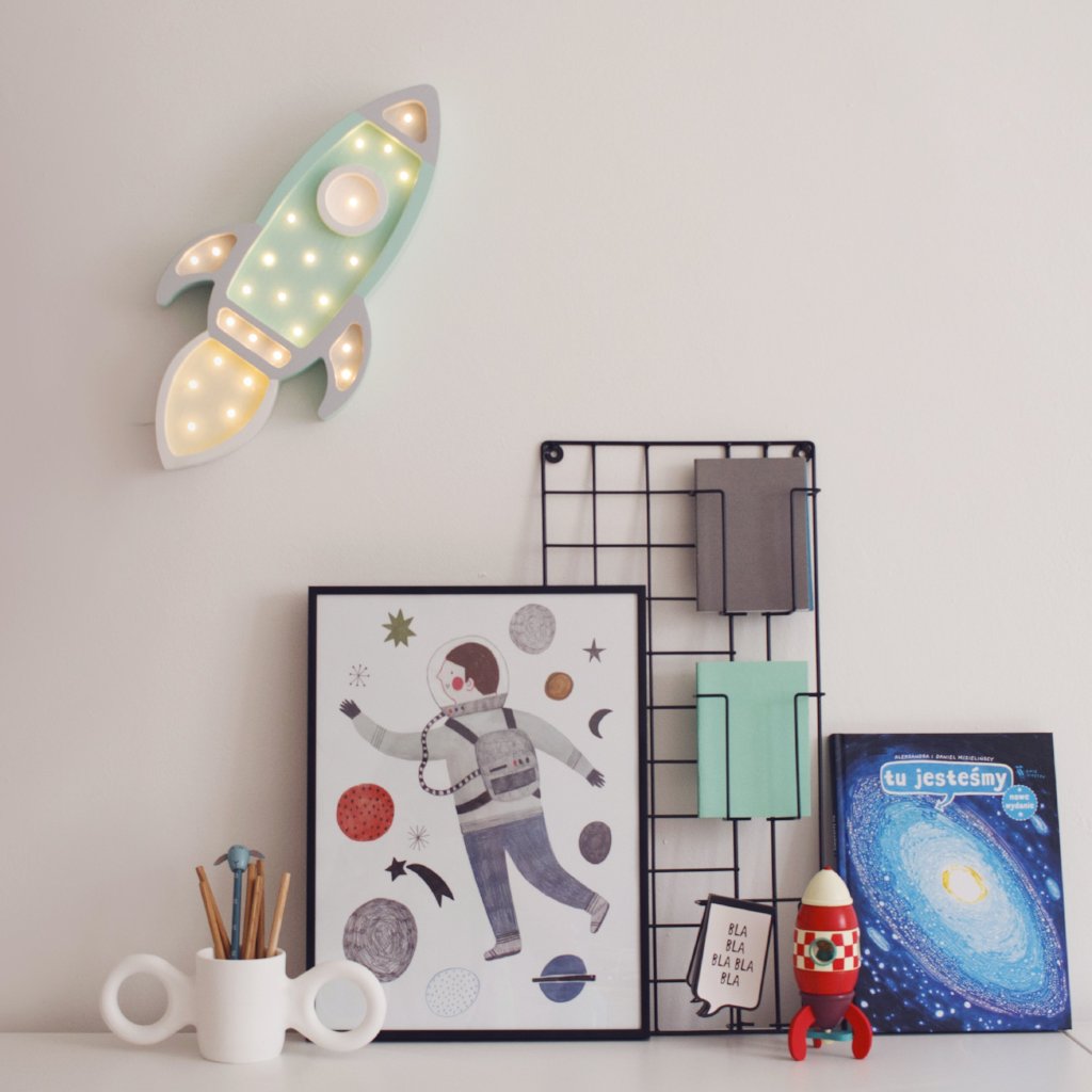 Rocket Ship Lamp