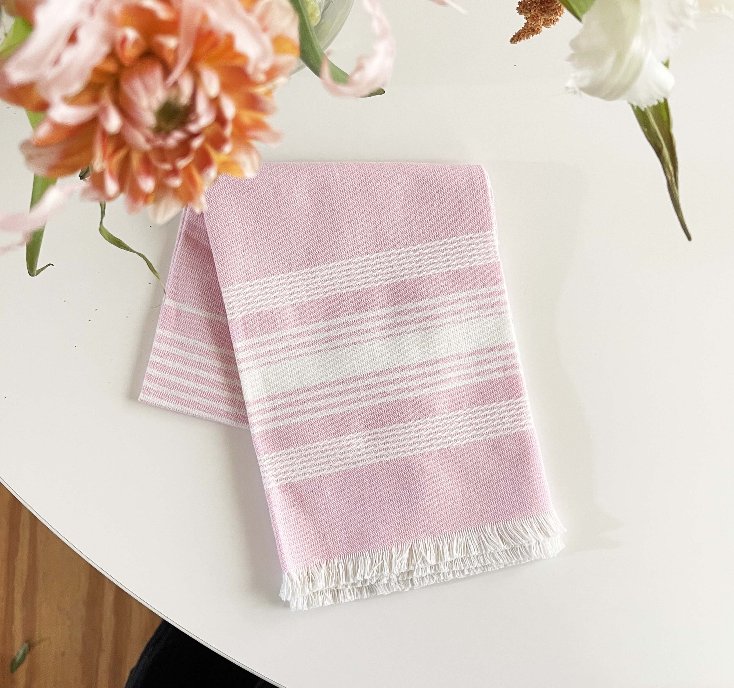 Kitchen Towel (Pink Chambray)