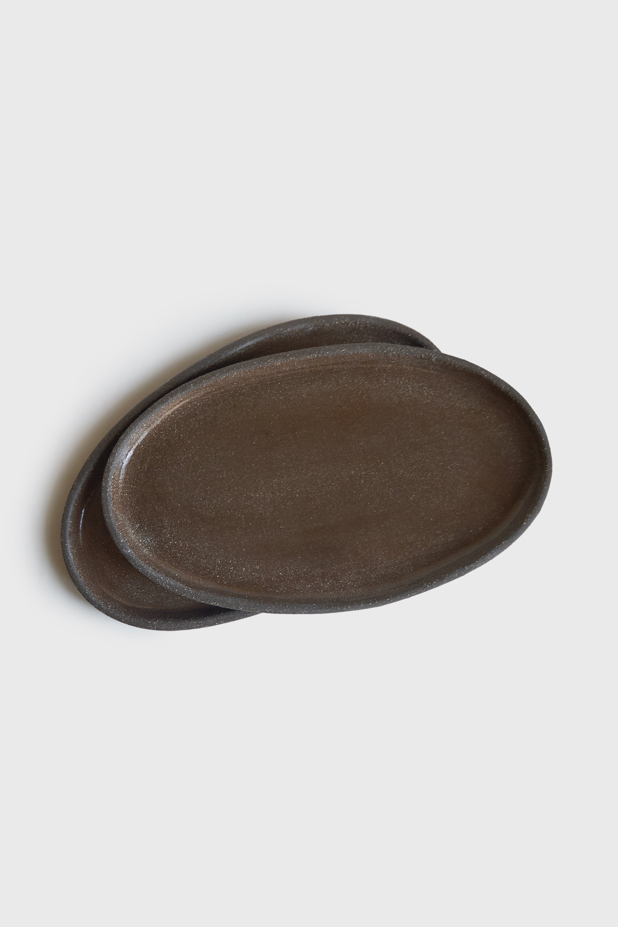 Stoneware Oval Serving Platter (Pumpernikel)