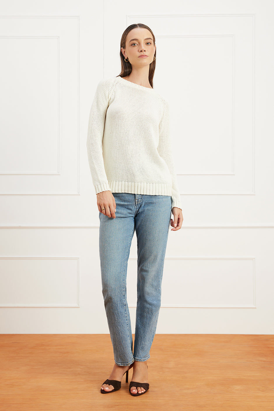 Sloane Crewneck (Oat Milk)