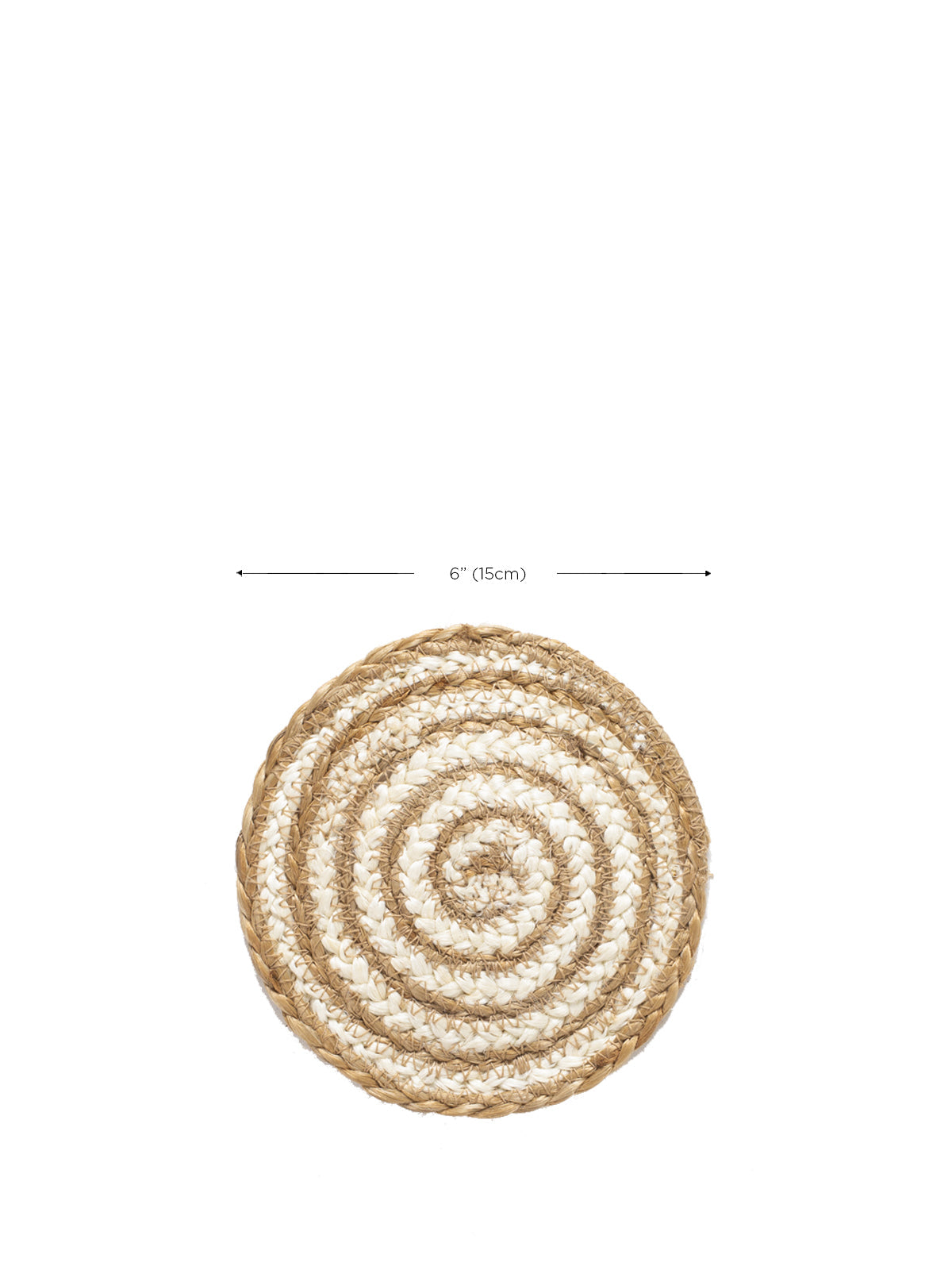 Kata Spiral Coaster Trivet Set of 4 (Natural)