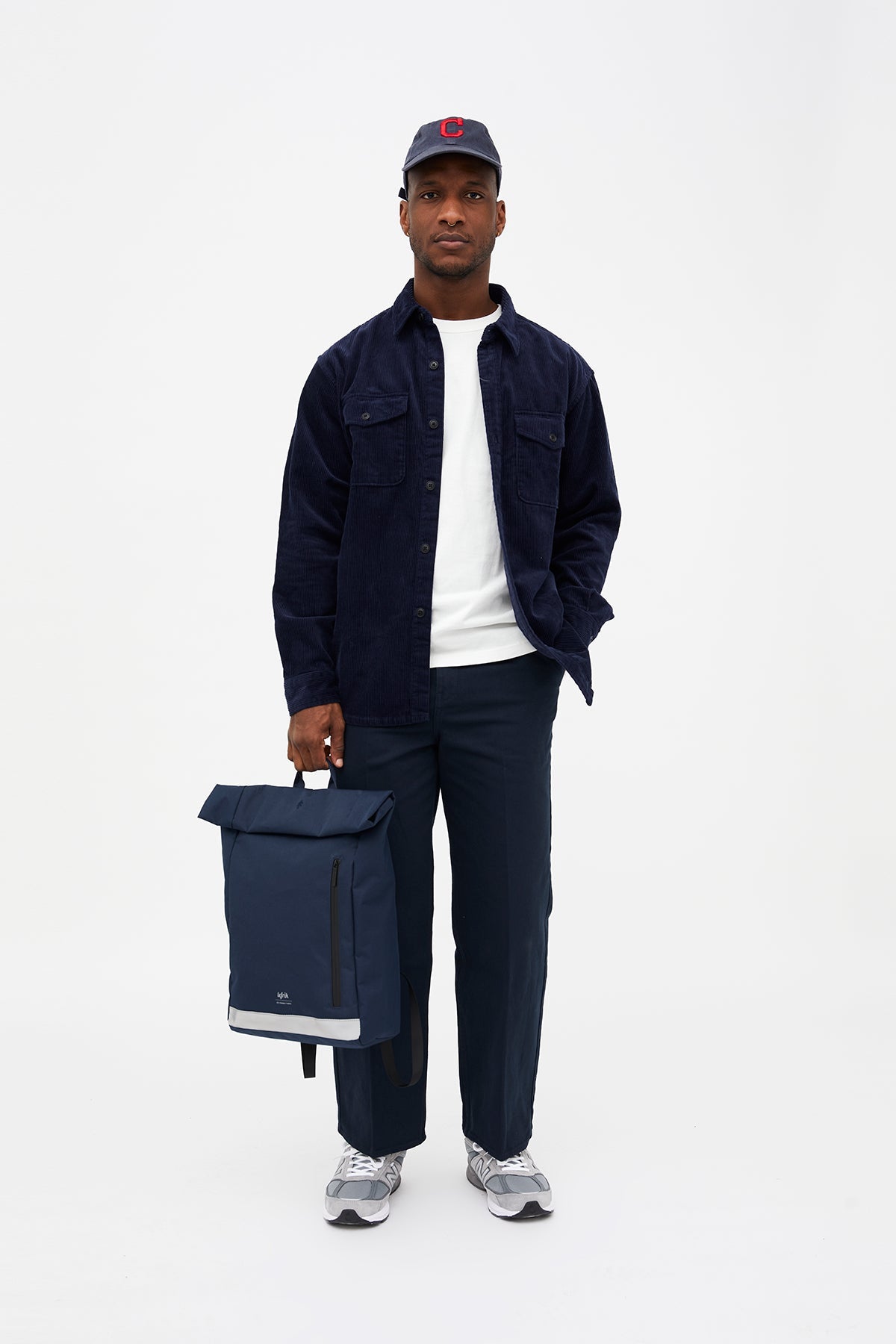 Roll Reflective Backpack (Navy)