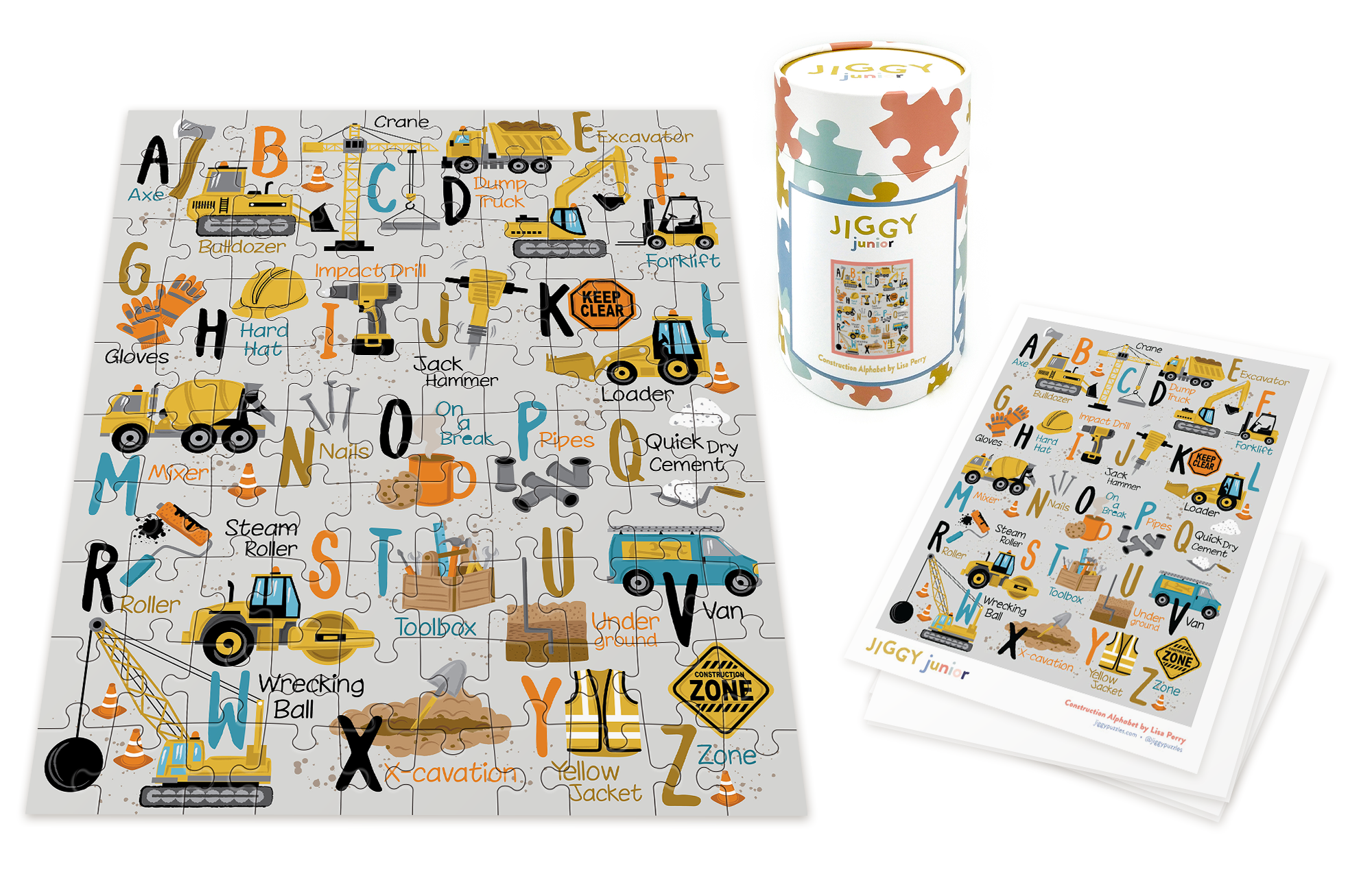 JIGGY Junior (Construction Alphabet)