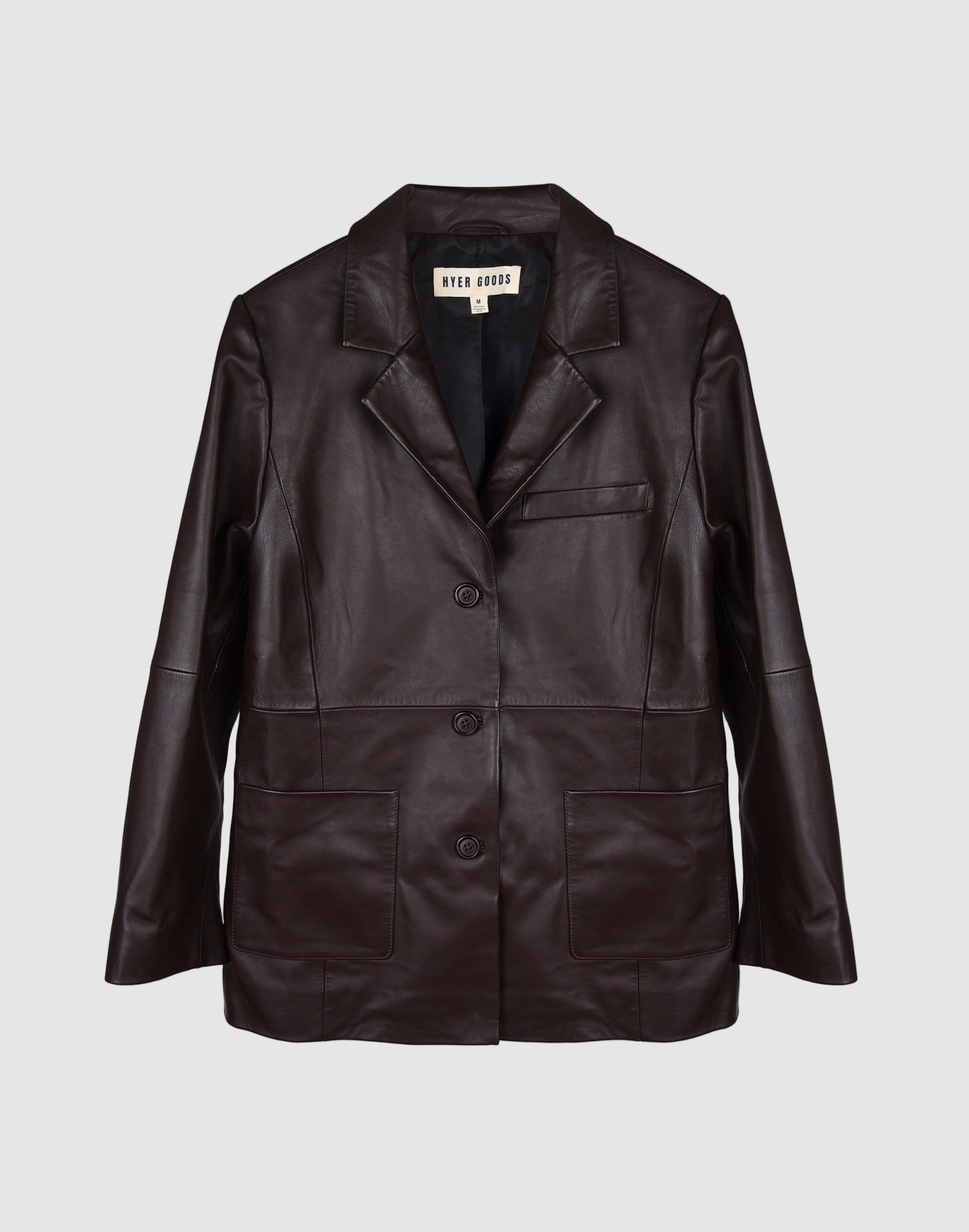 Deadstock Leather Blazer