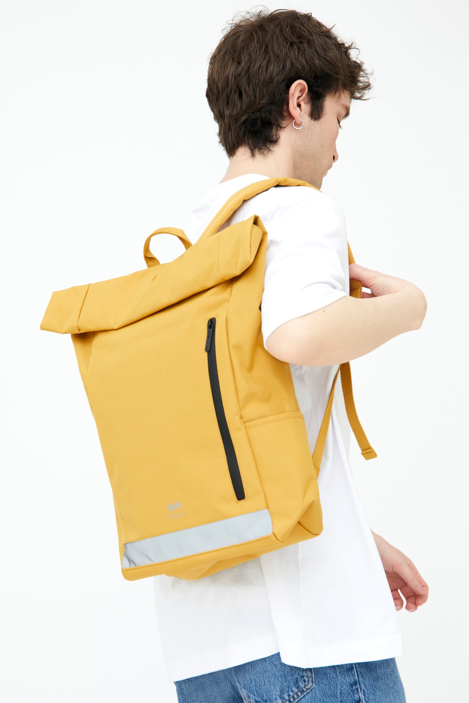Roll Reflective Backpack (Mustard)