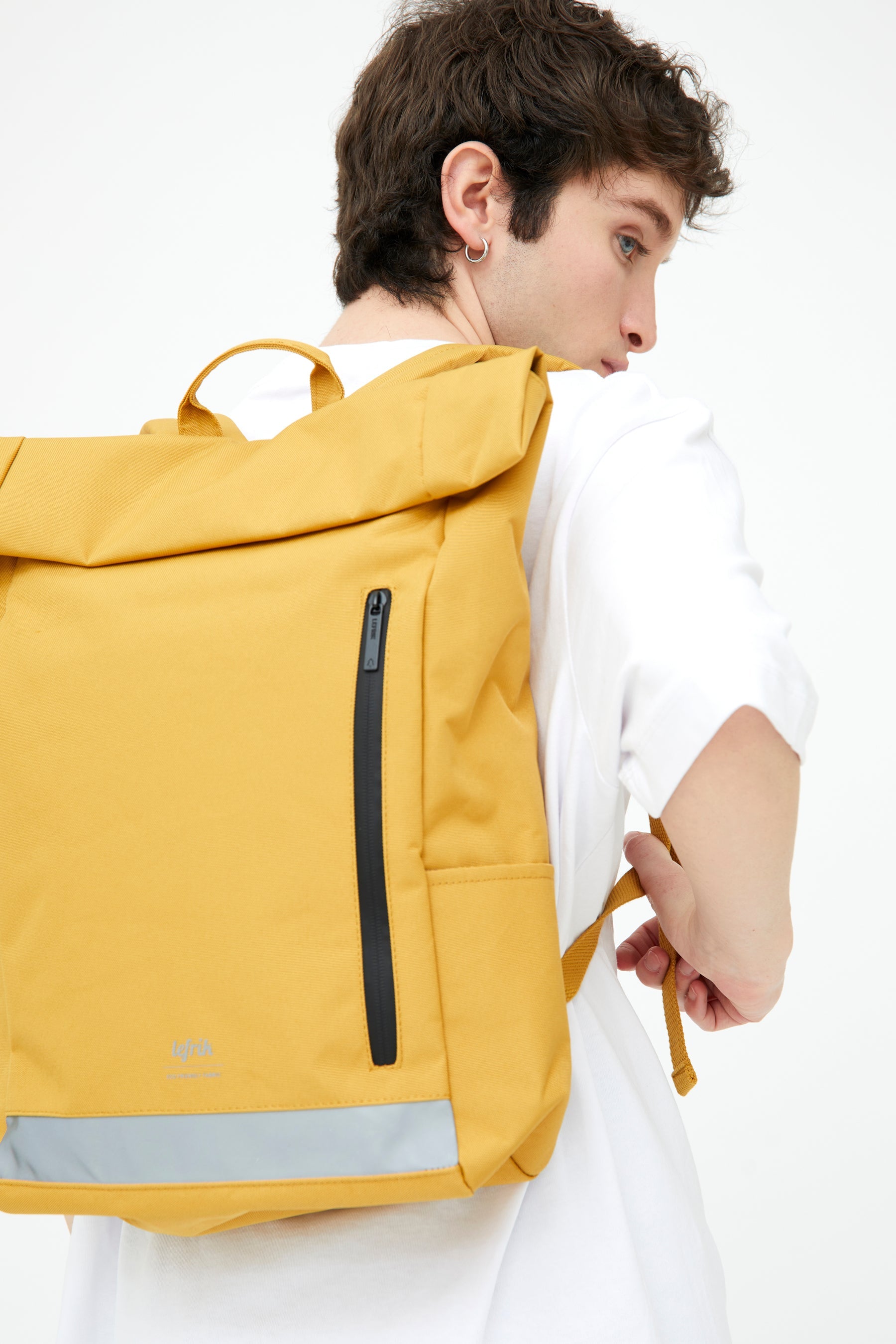 Roll Reflective Backpack (Mustard)