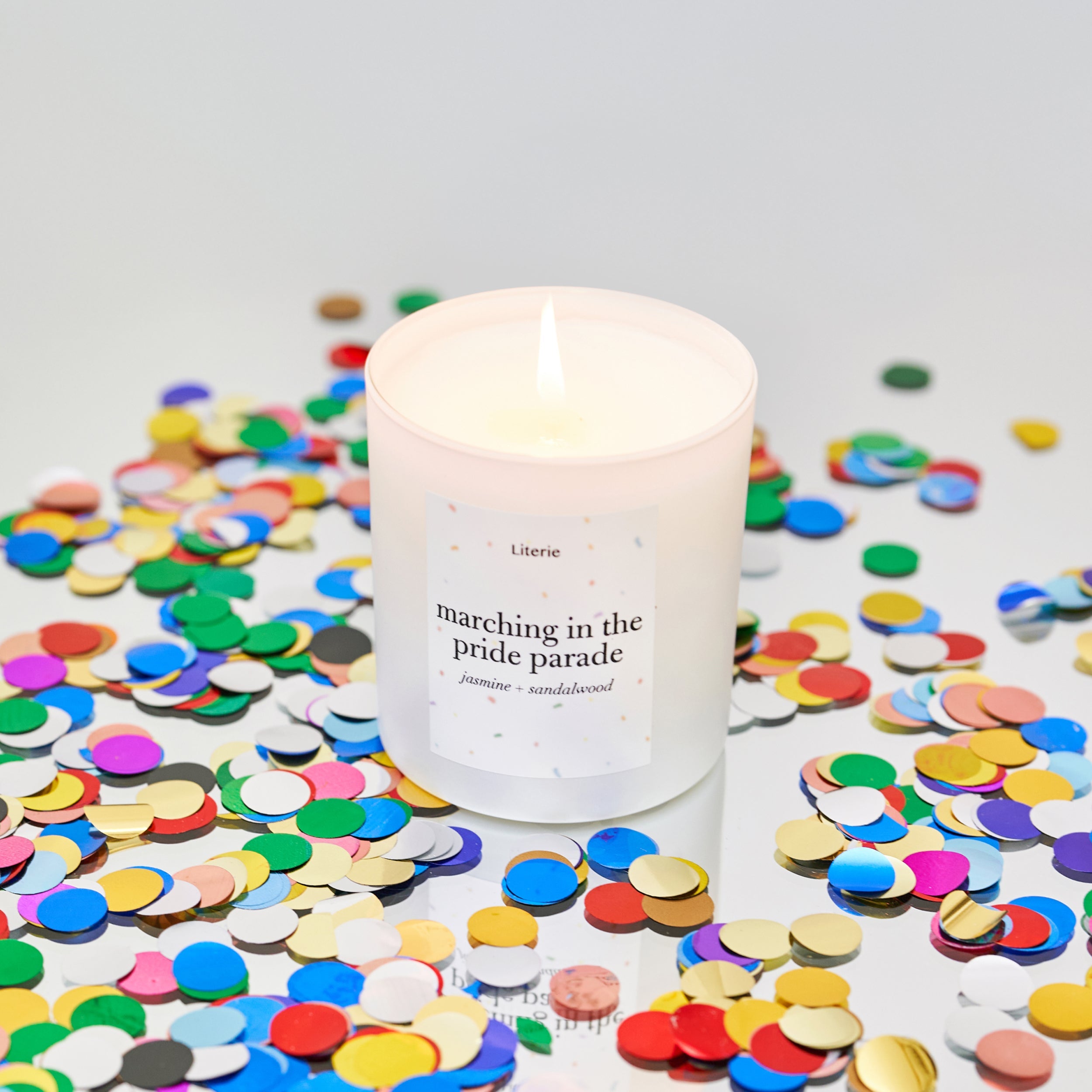 Marching in the Pride Parade