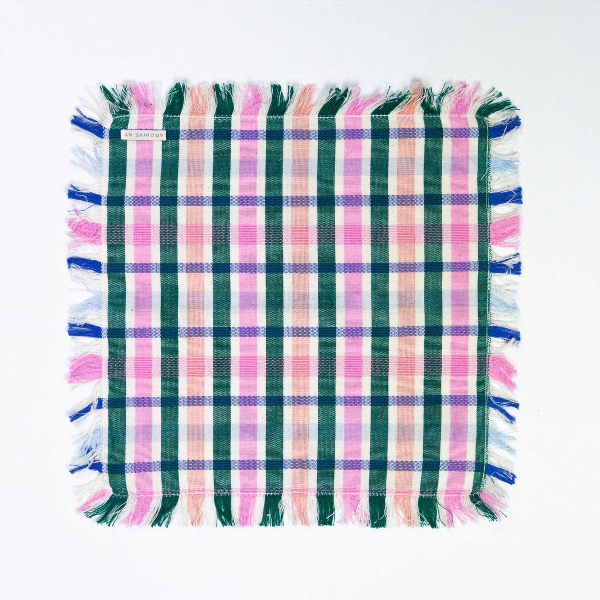 Lola Plaid Party Napkin