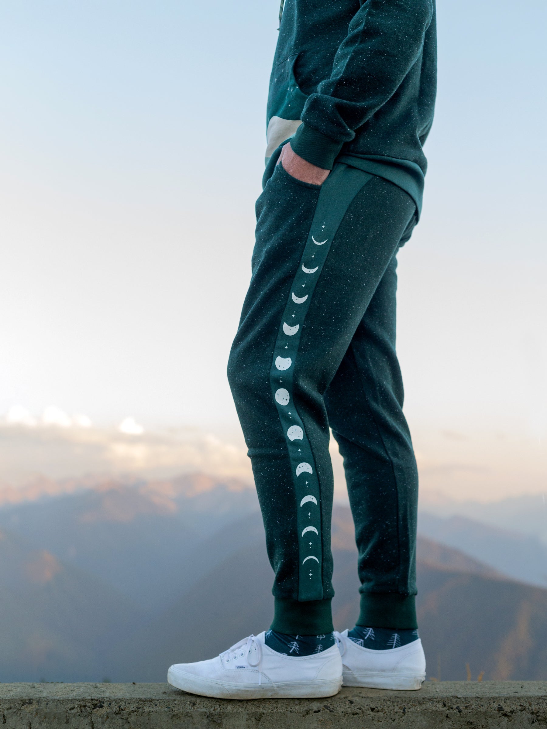 Lunar Glow Joggers, a Organic Joggers by Happy Earth Apparel